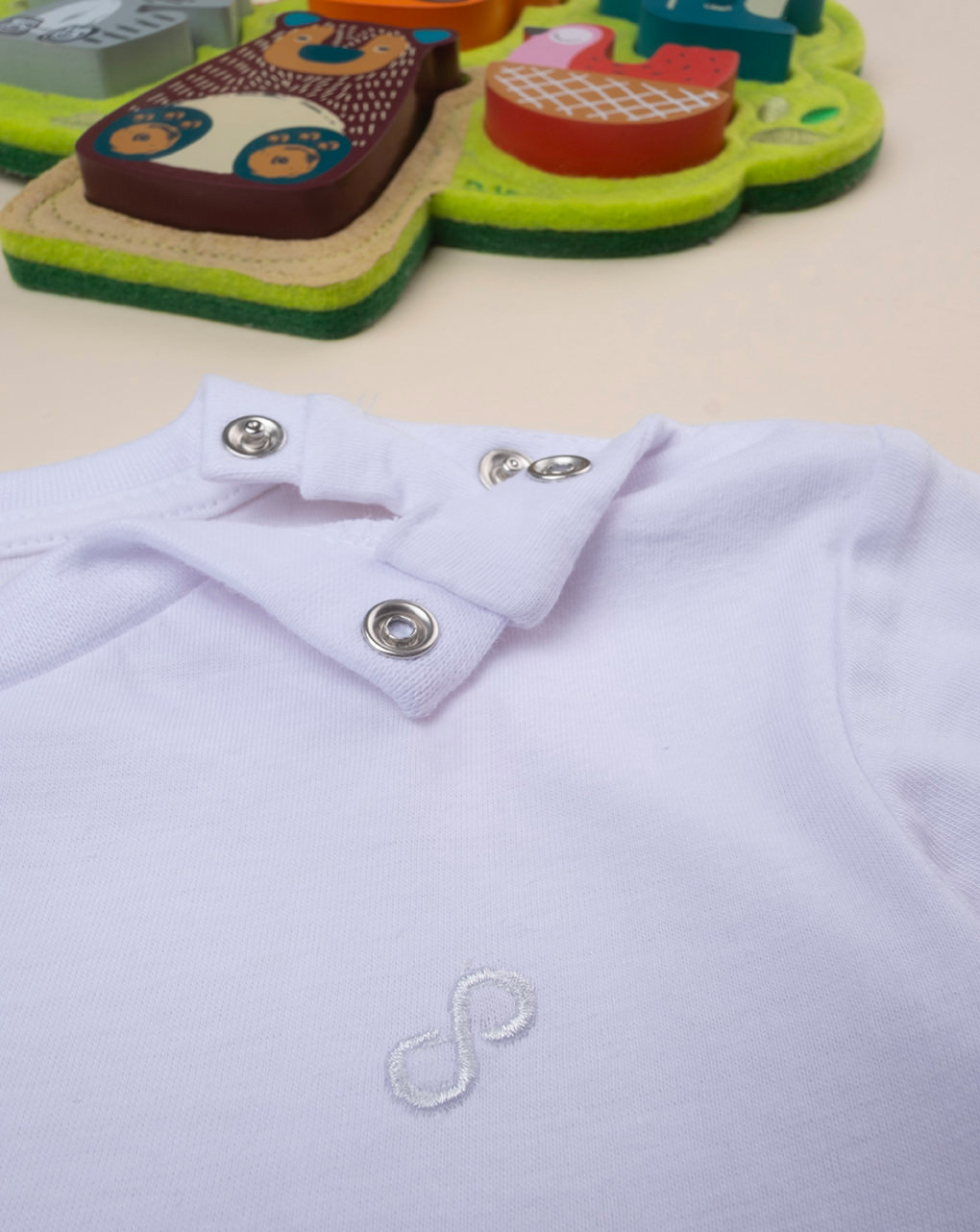 T-shirt maniche corte bianca bimbo