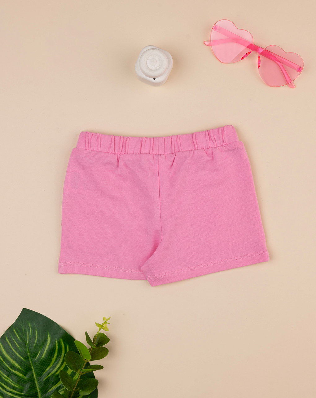 Shorts bimba french terry rosa