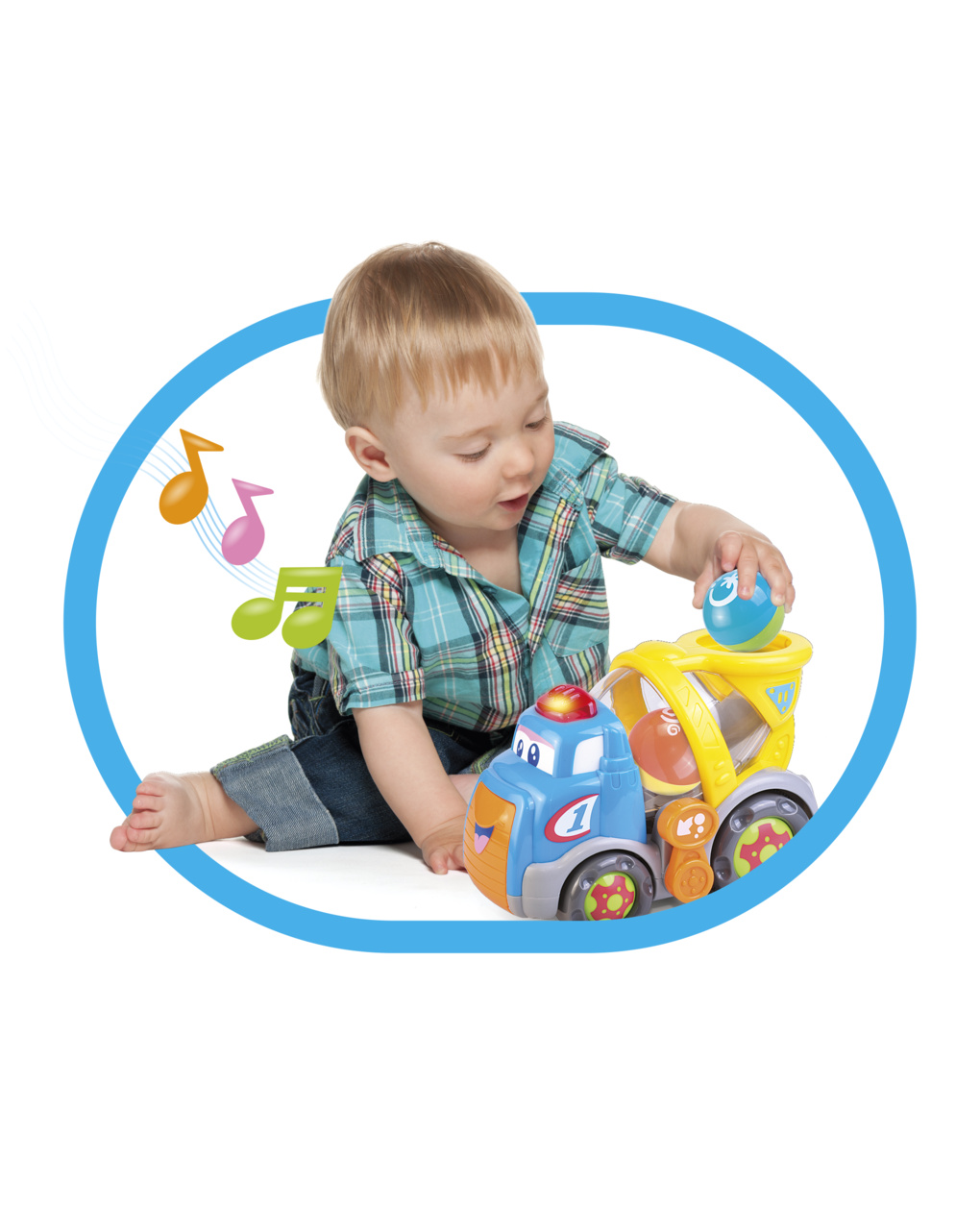 Betoniera lancia palline - 1+ - baby smile