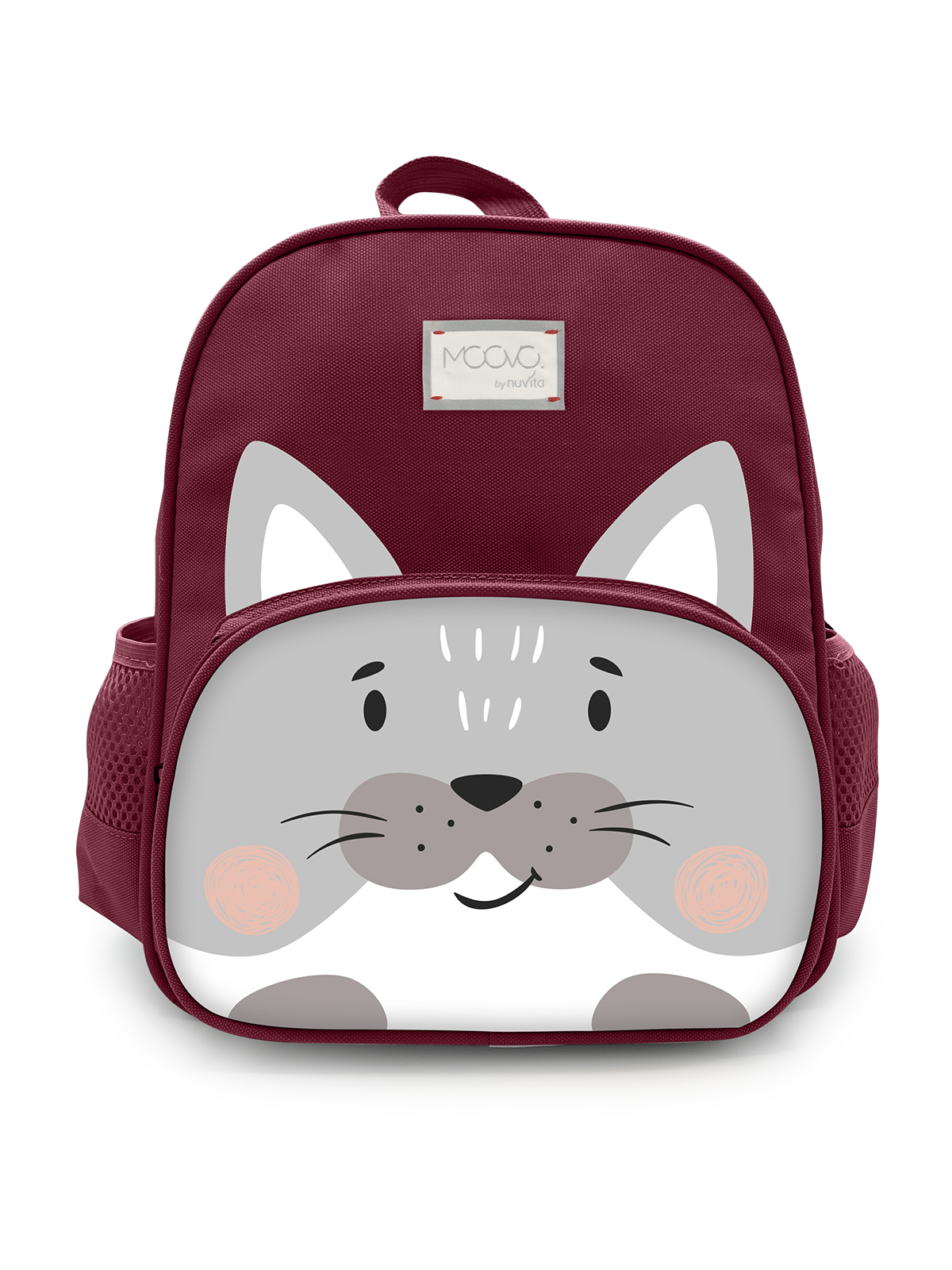 Zaino grande - gatto -  3-6 anni - amaranto - nuvita