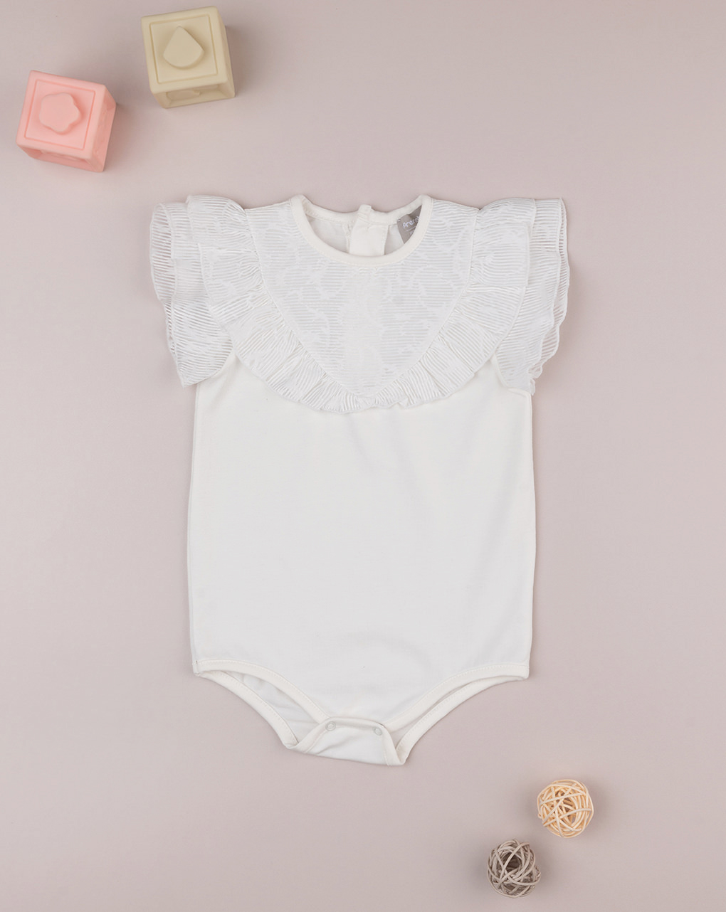 Set body/gonna bimba bianco