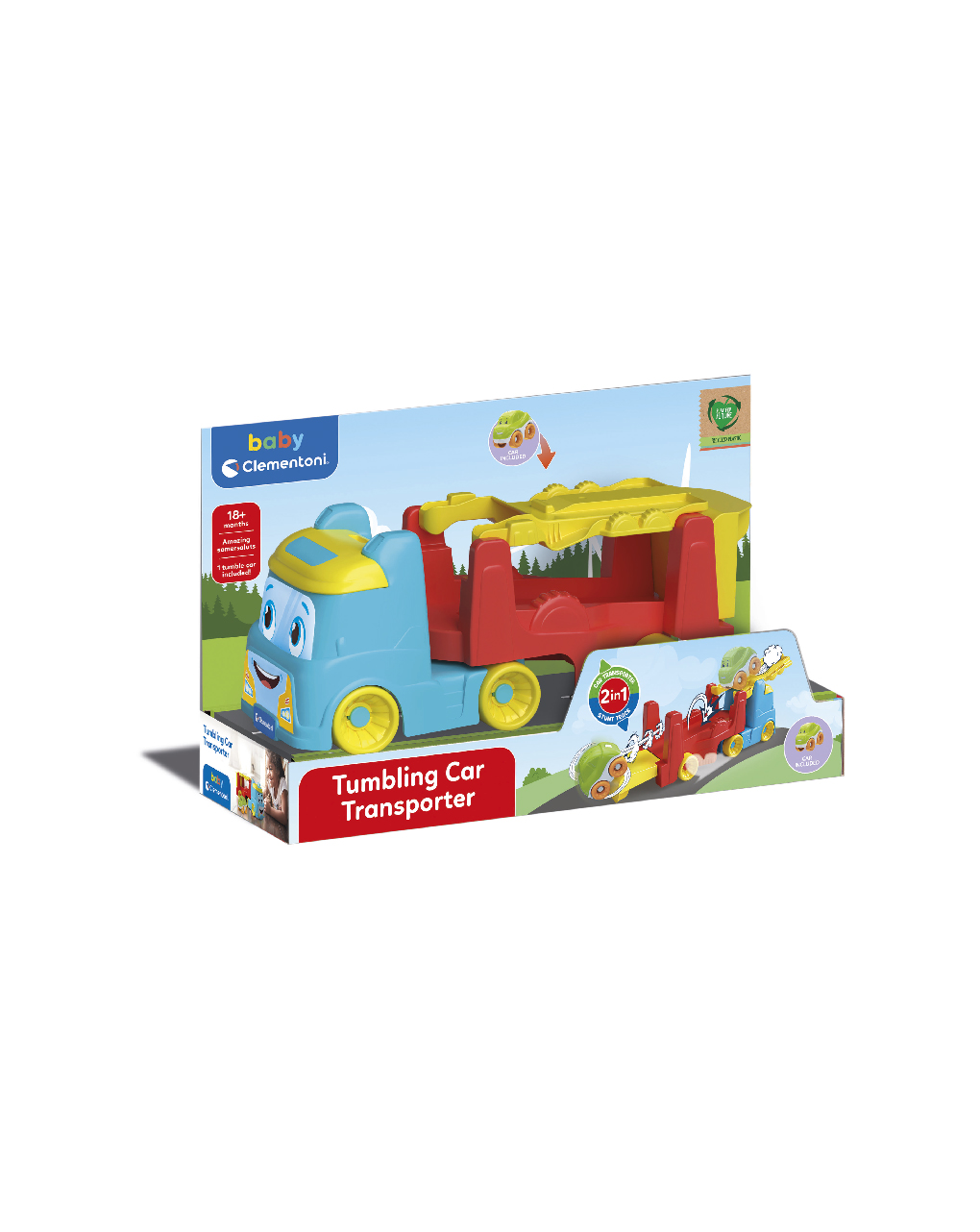 Tumbling cars truck - 18m+ - baby clementoni