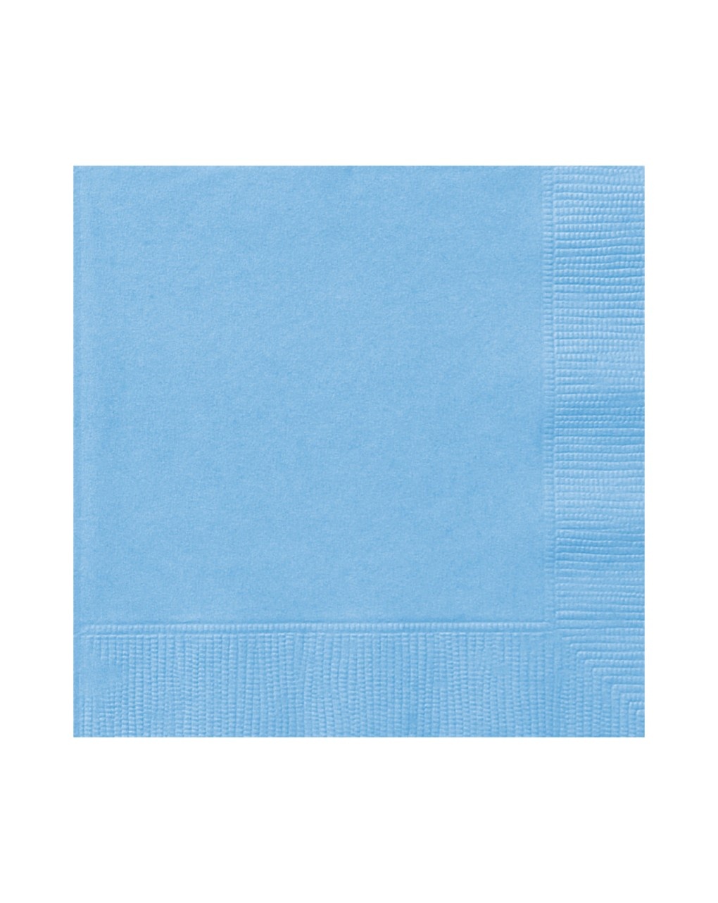 Tovagliolo 25 x 25 cm - 20 pezzi - azzurro
