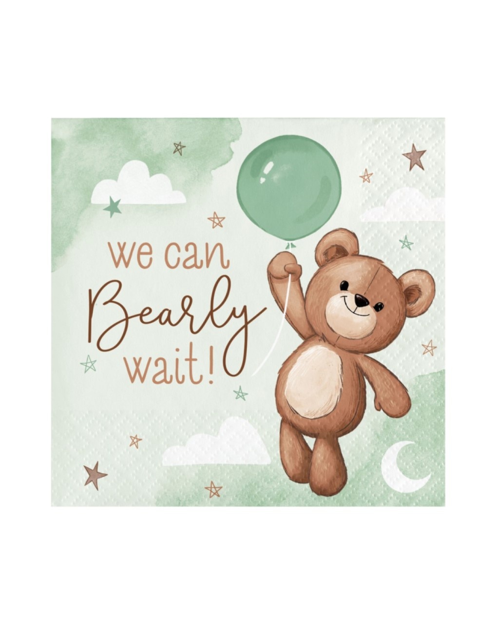Tovagliolo 25 x 25 cm- 16 pezzi  - teddy bear