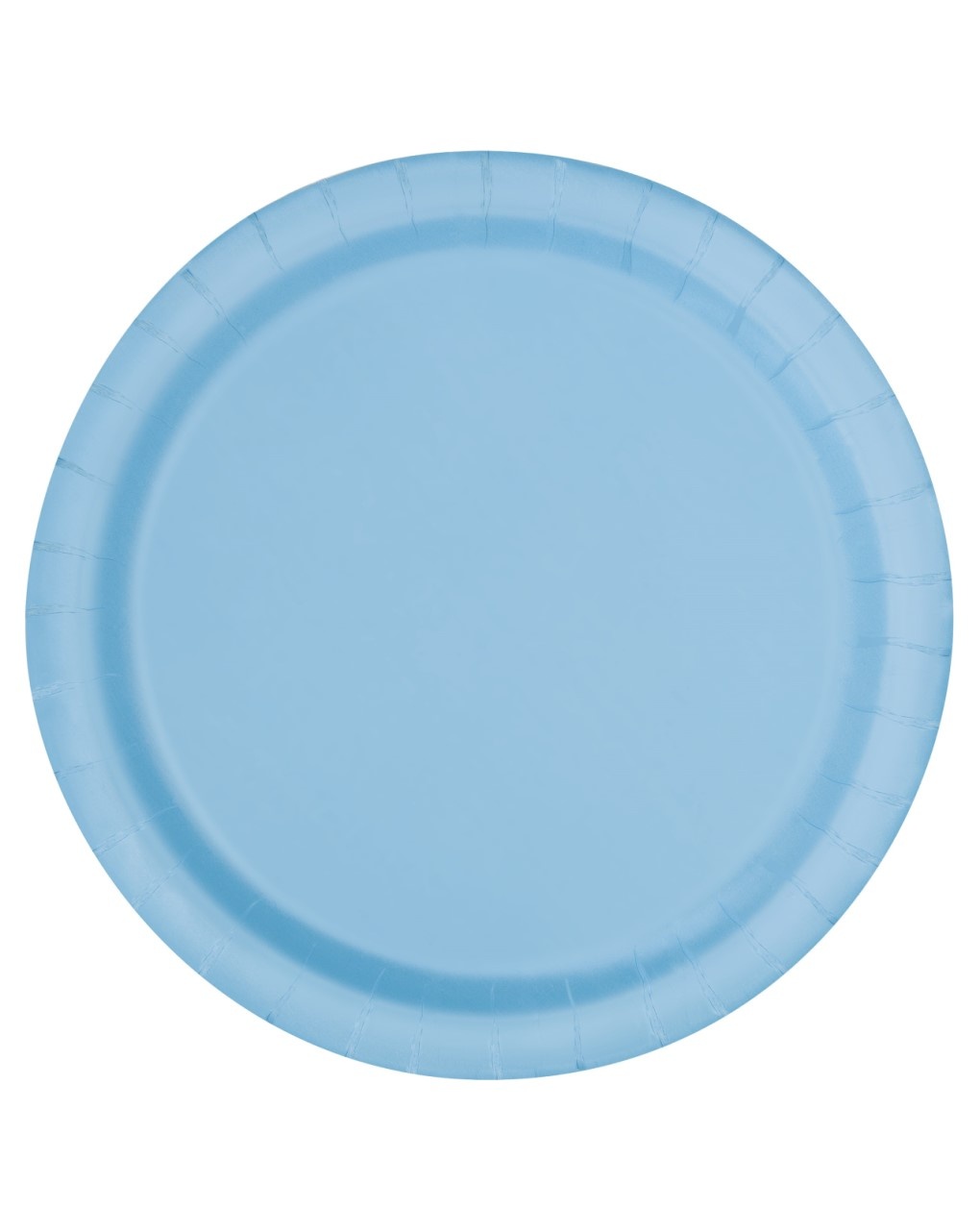 Piatto carta 23 cm - - 16 pezzi - azzurro