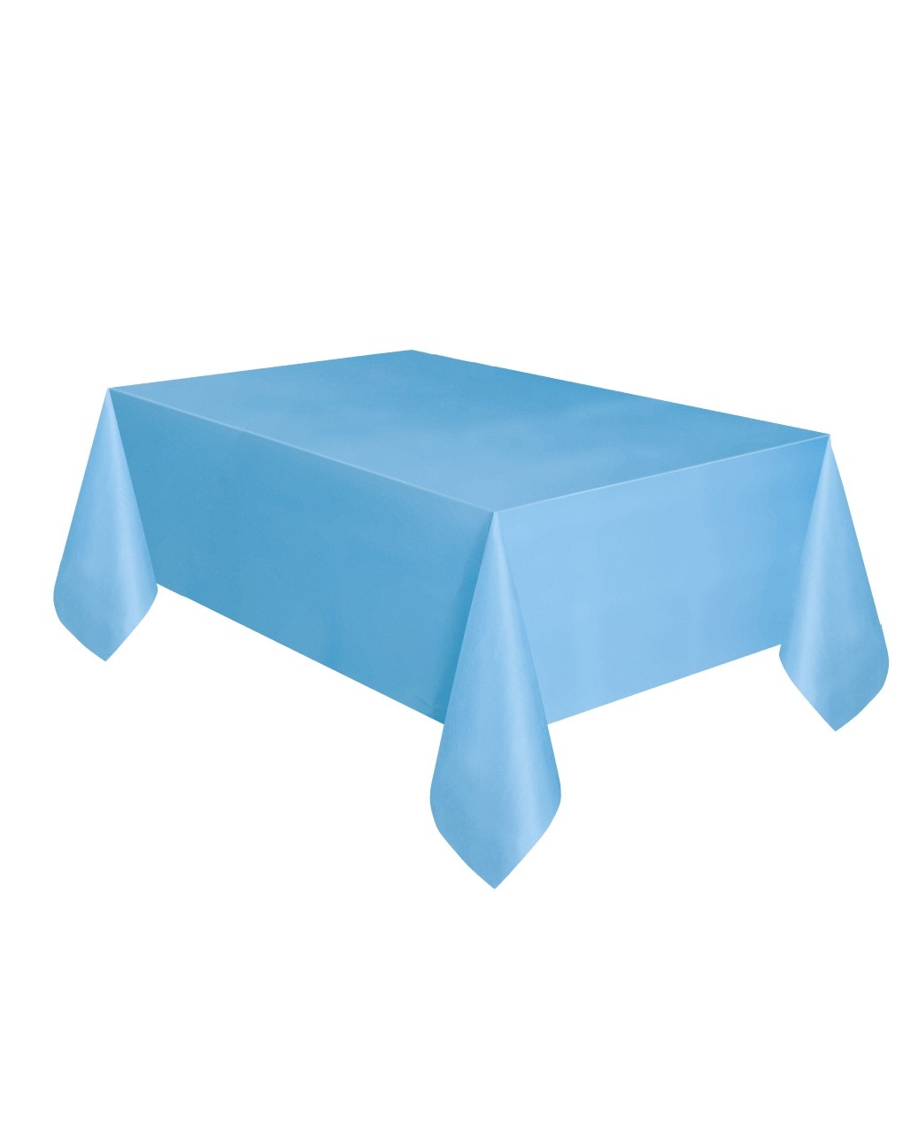 Tovaglia plastica 137 x 274 cm - azzurro