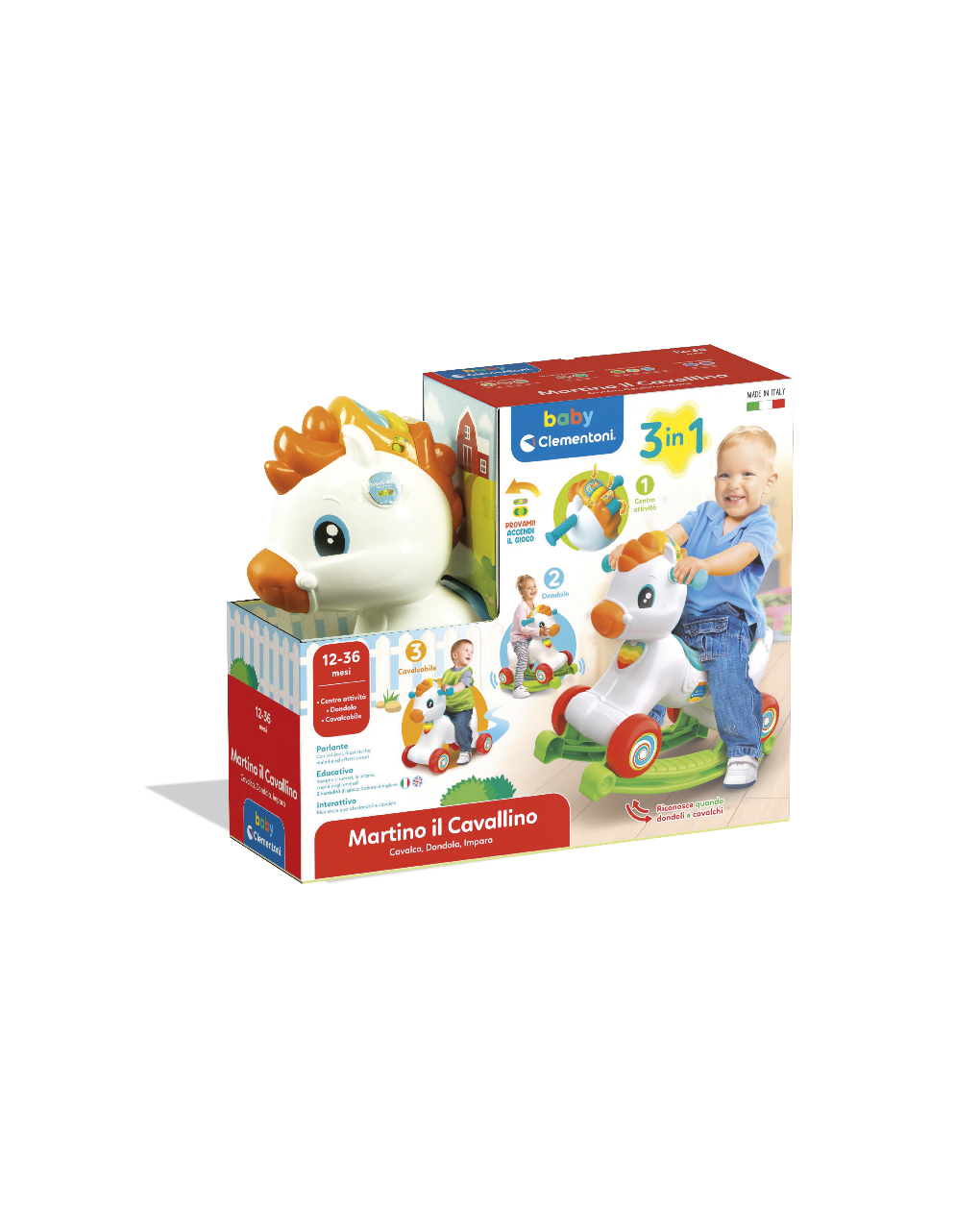 Martino il cavallino - 12m+ - baby clementoni