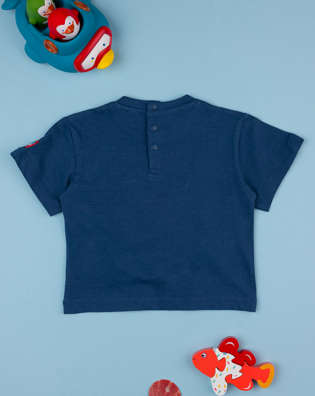 T-shirt maniche corte bimbo "shark"