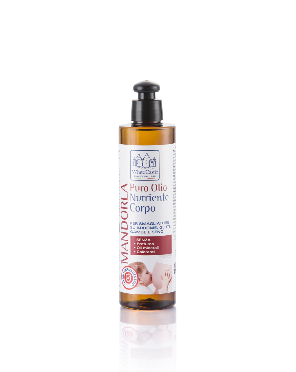 Olio di mandorle dolci puro 250 ml - white castle