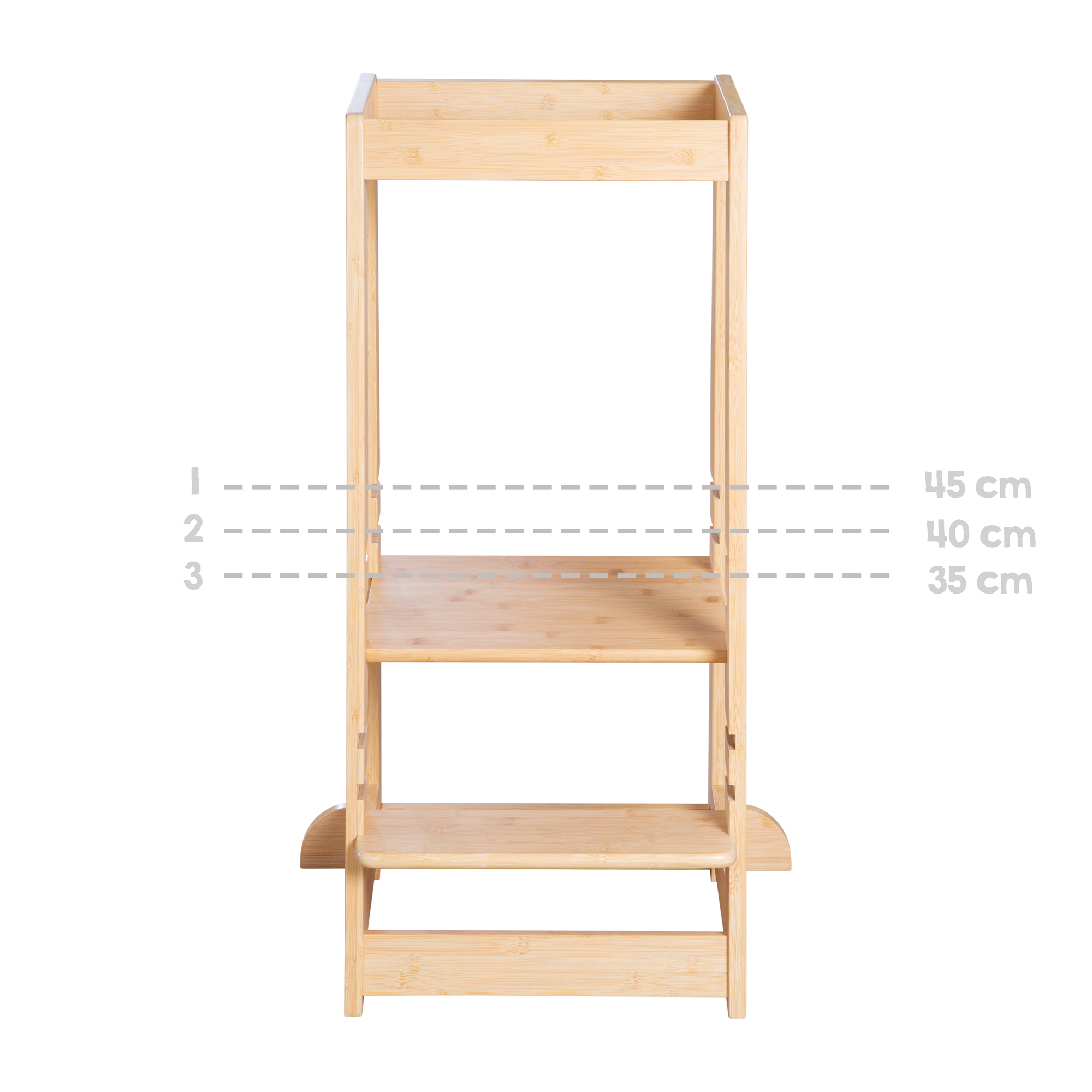 Torre montessoriana bamboo naturale montessori - italbaby