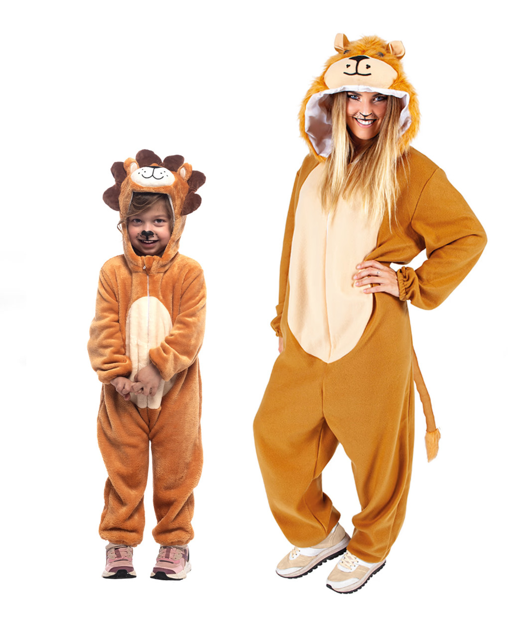 Costume famiglia: leone adulto + bambino