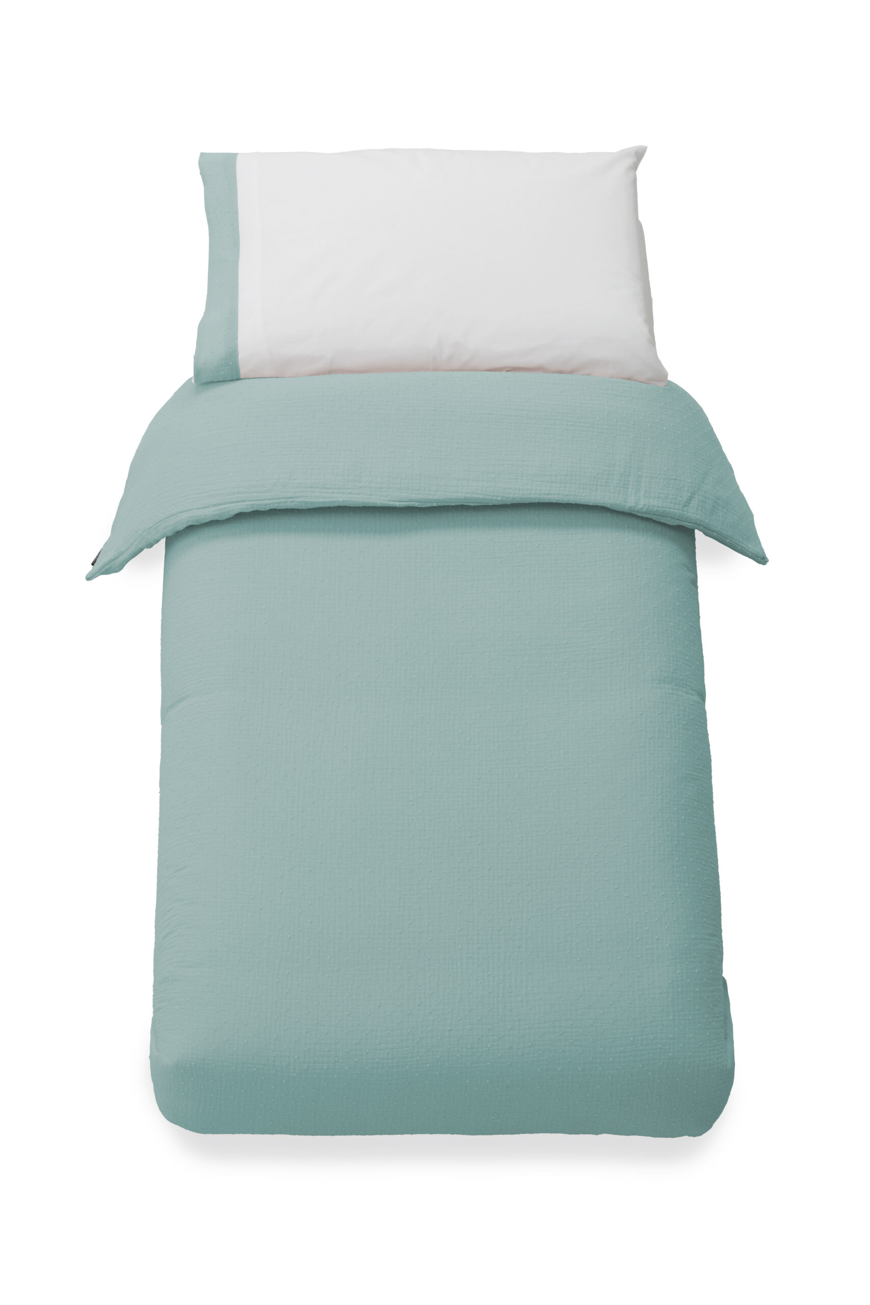 Set piumone 3 pz. montessori muslin verde - italbaby