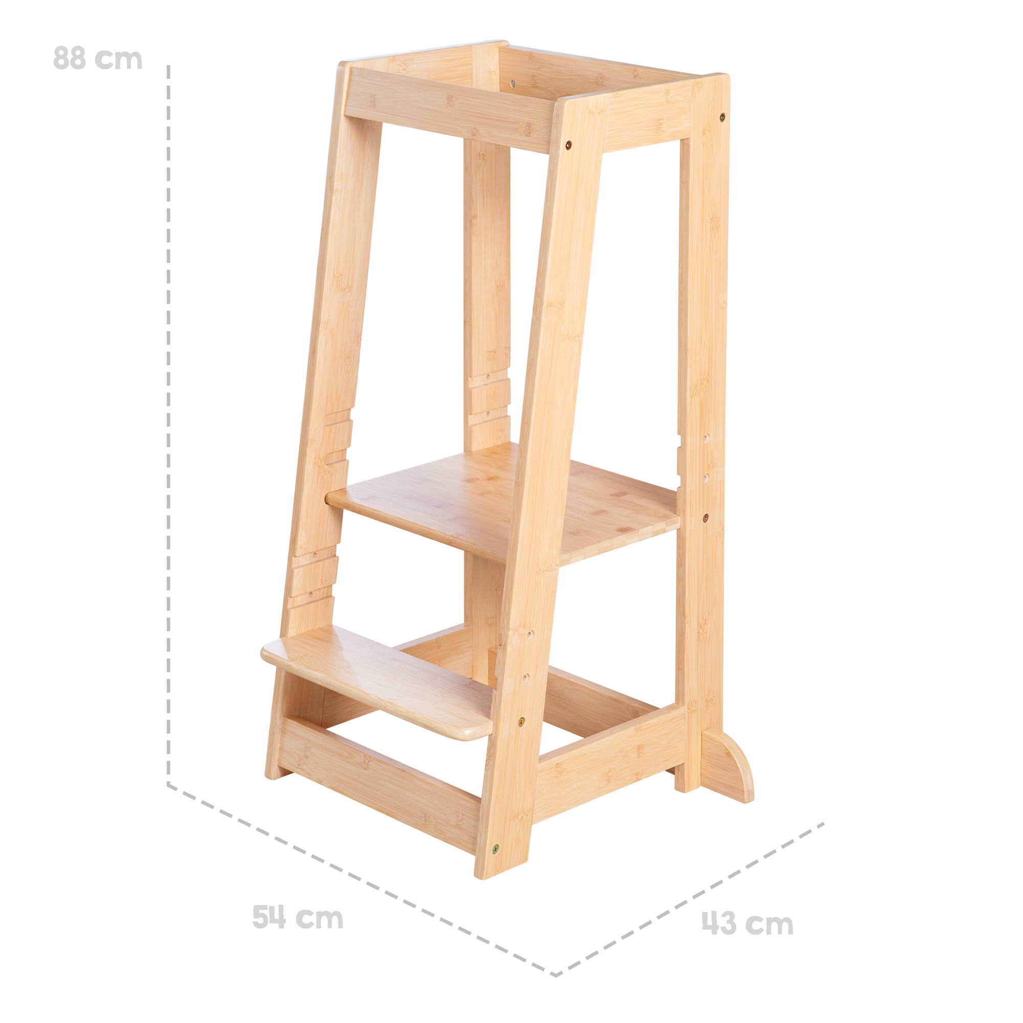 Torre montessoriana bamboo naturale montessori - italbaby