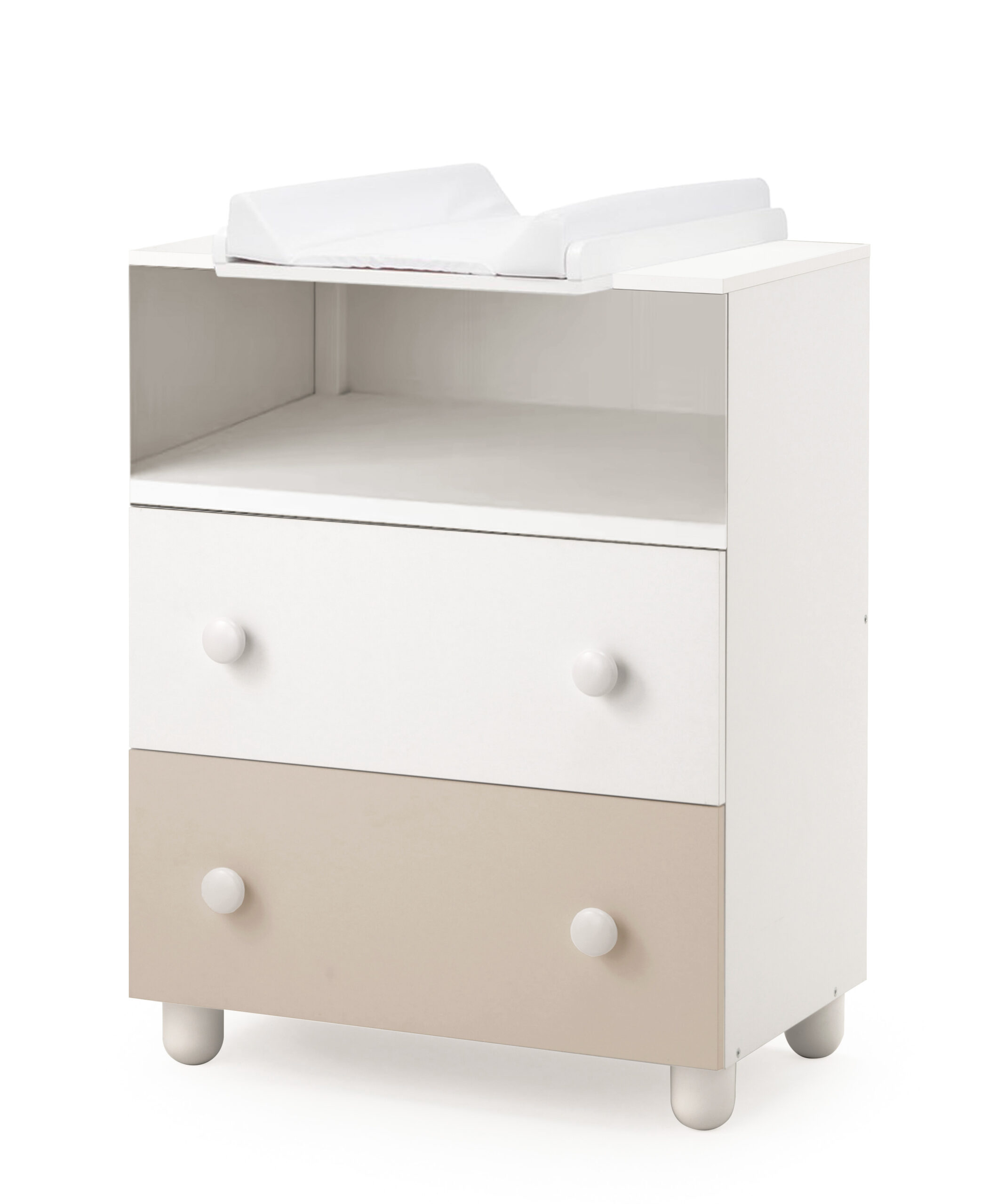Cassettiera easy dresser tortora - italbaby
