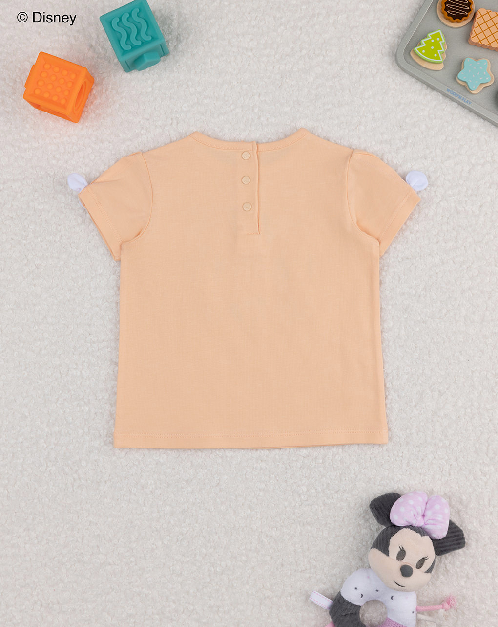 T-shirt bimba arancione minnie