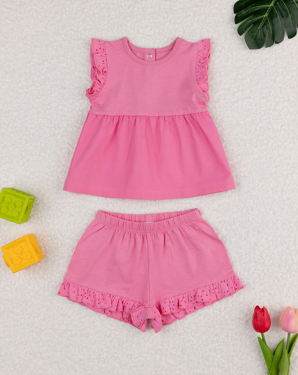 Completo bimba rosa sangallo