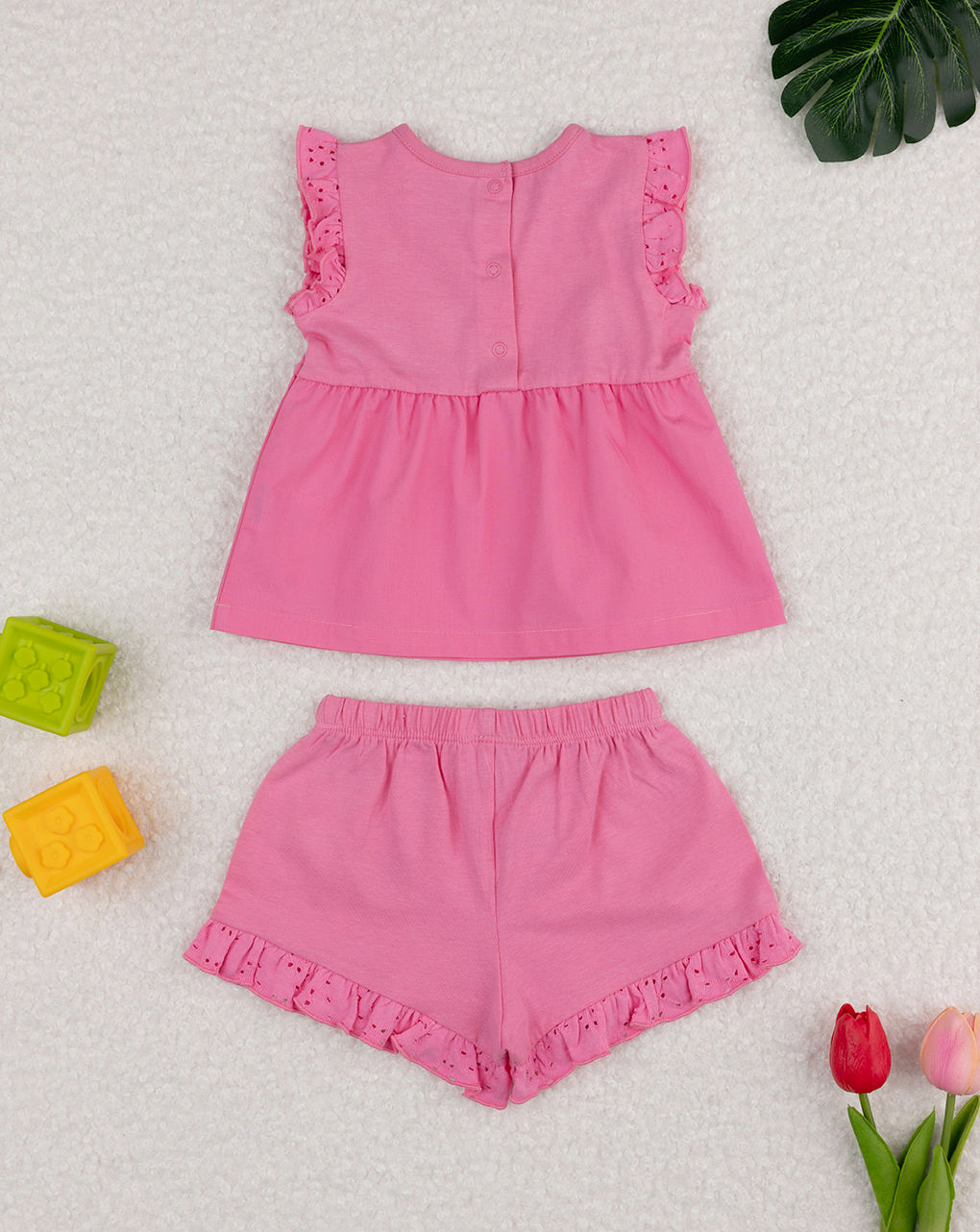 Completo bimba rosa sangallo