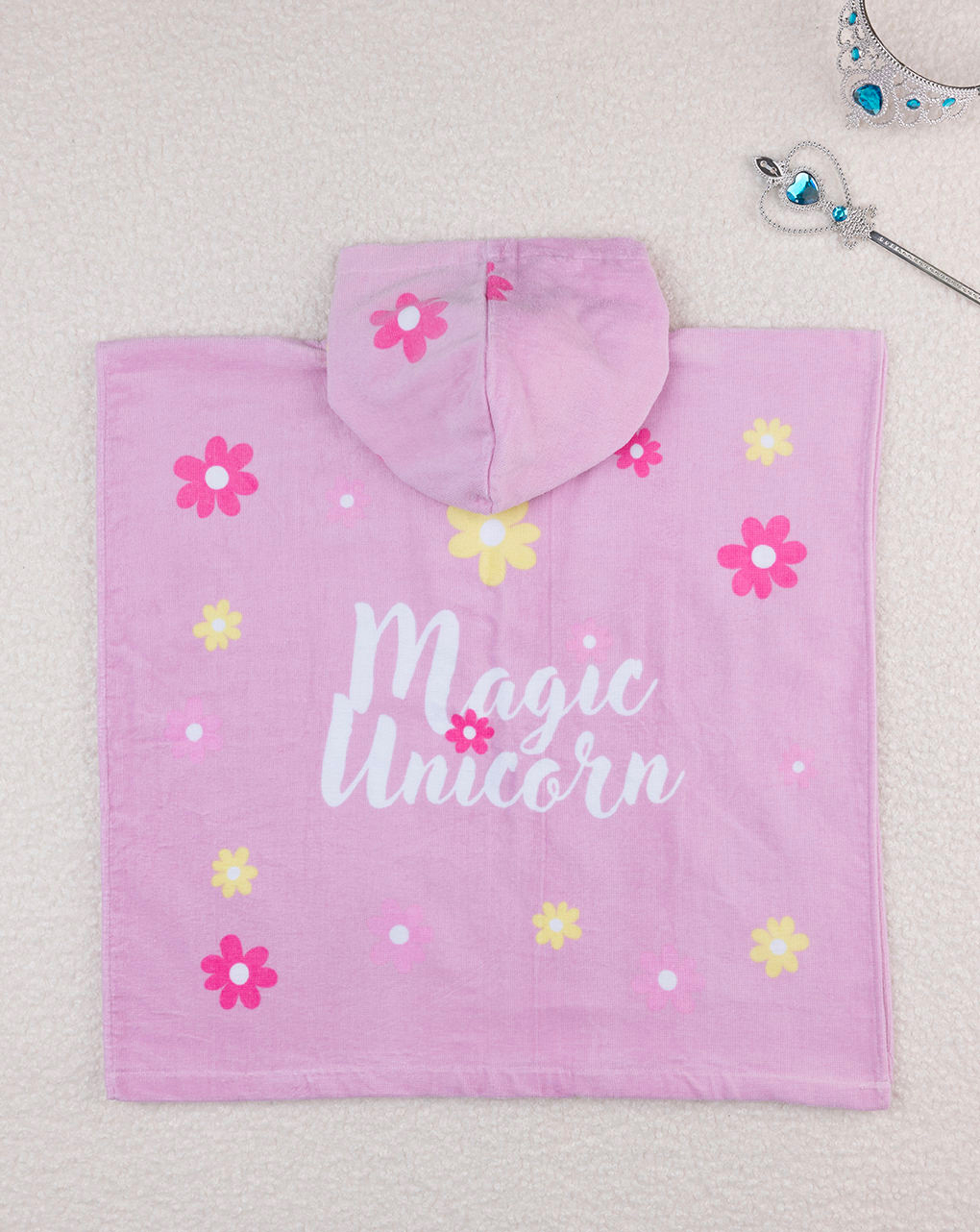 Poncho mare bimba unicorno