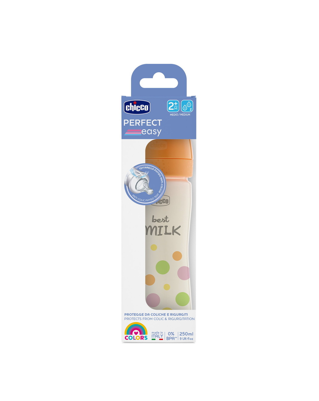 Biberon perfect easy 250ml in plastica bimba - chicco