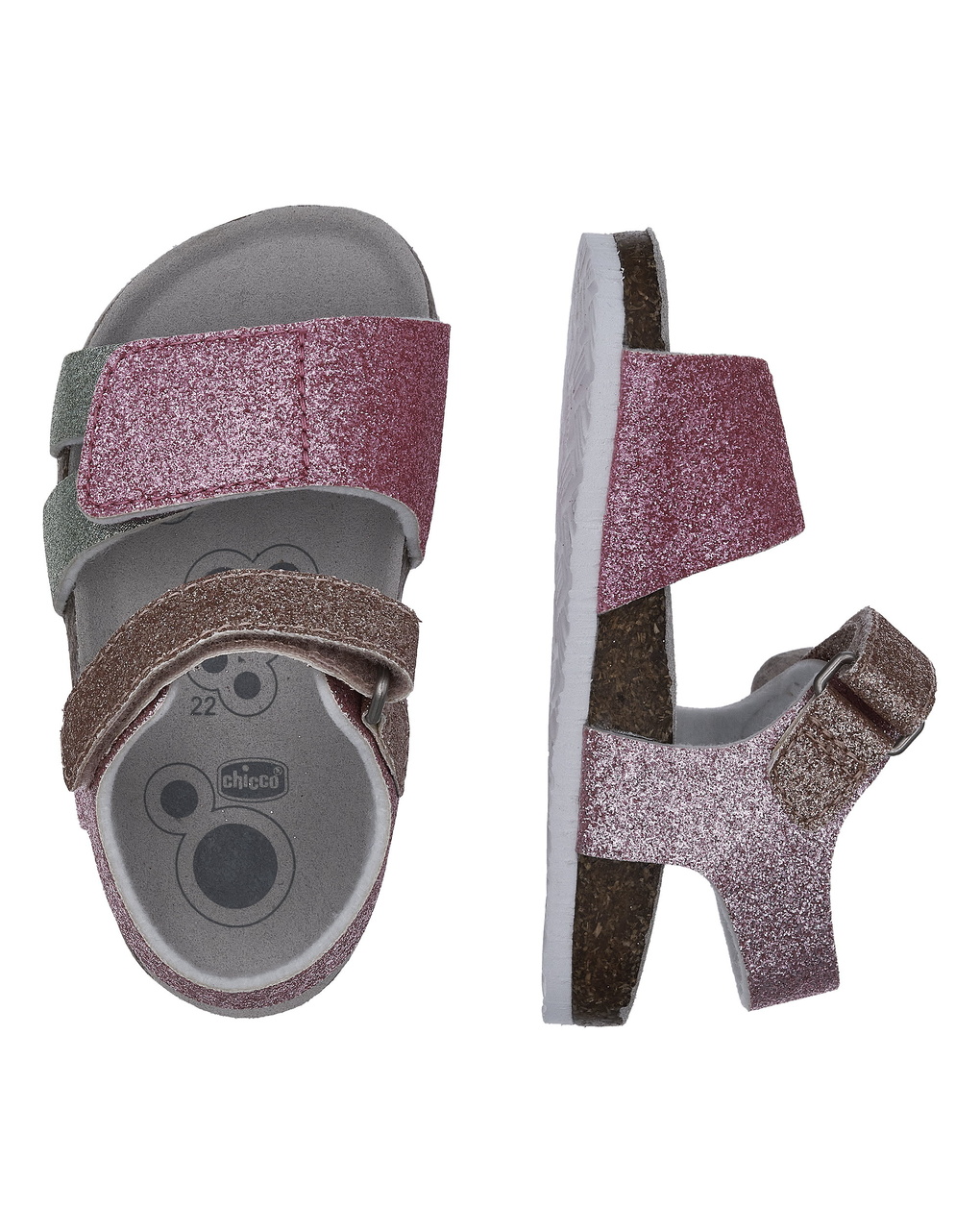 Sandalo fiore chicco bimba