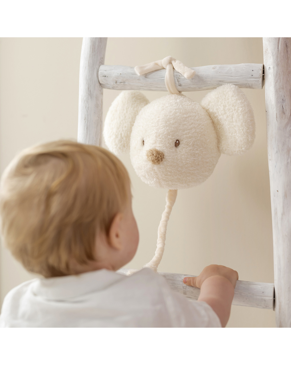 Carillon topolino bianco teddy - 0+ - nattou