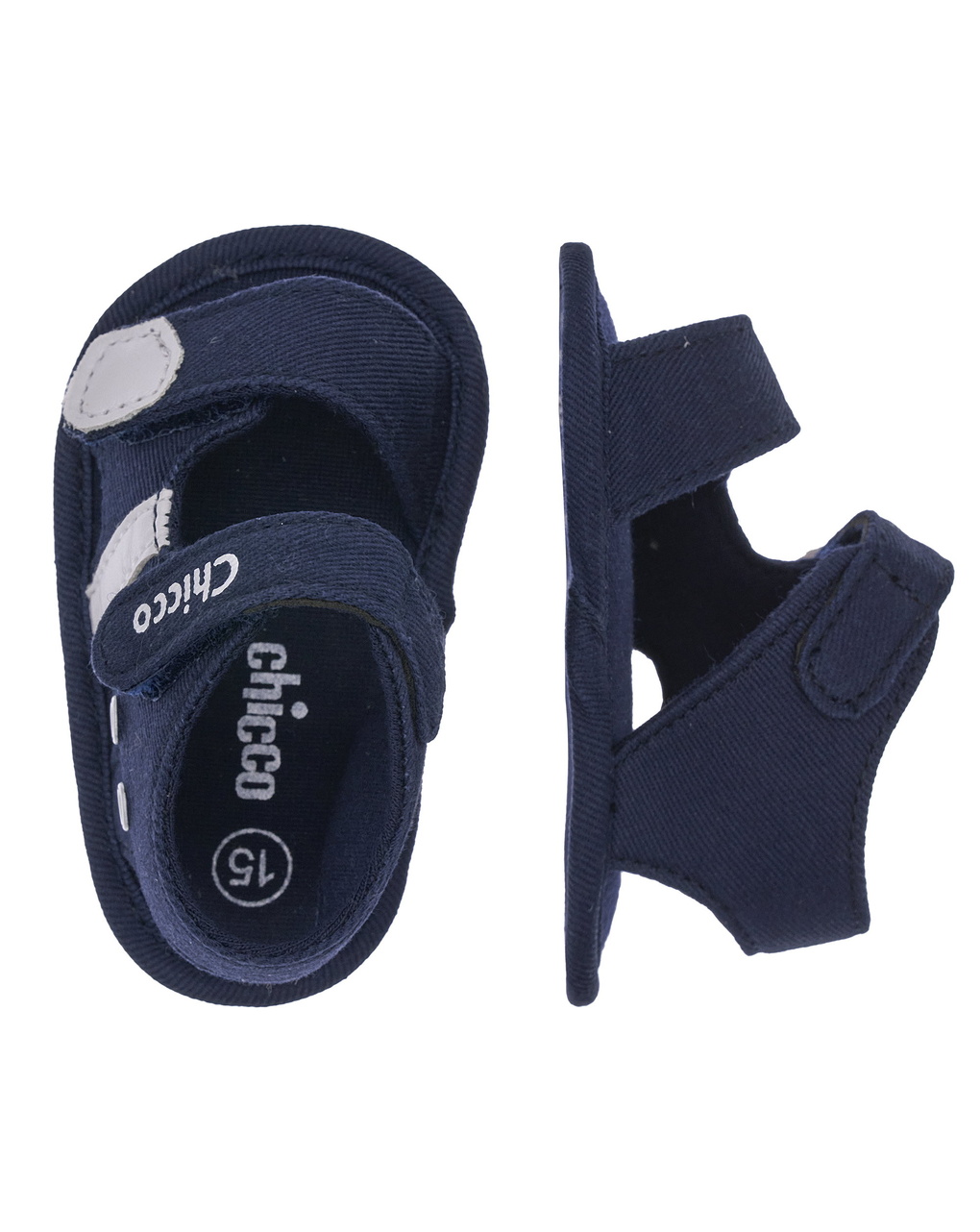 Sandalo blu chicco neonato con strappo