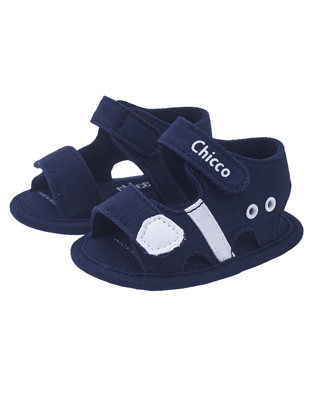Sandalo blu chicco neonato con strappo