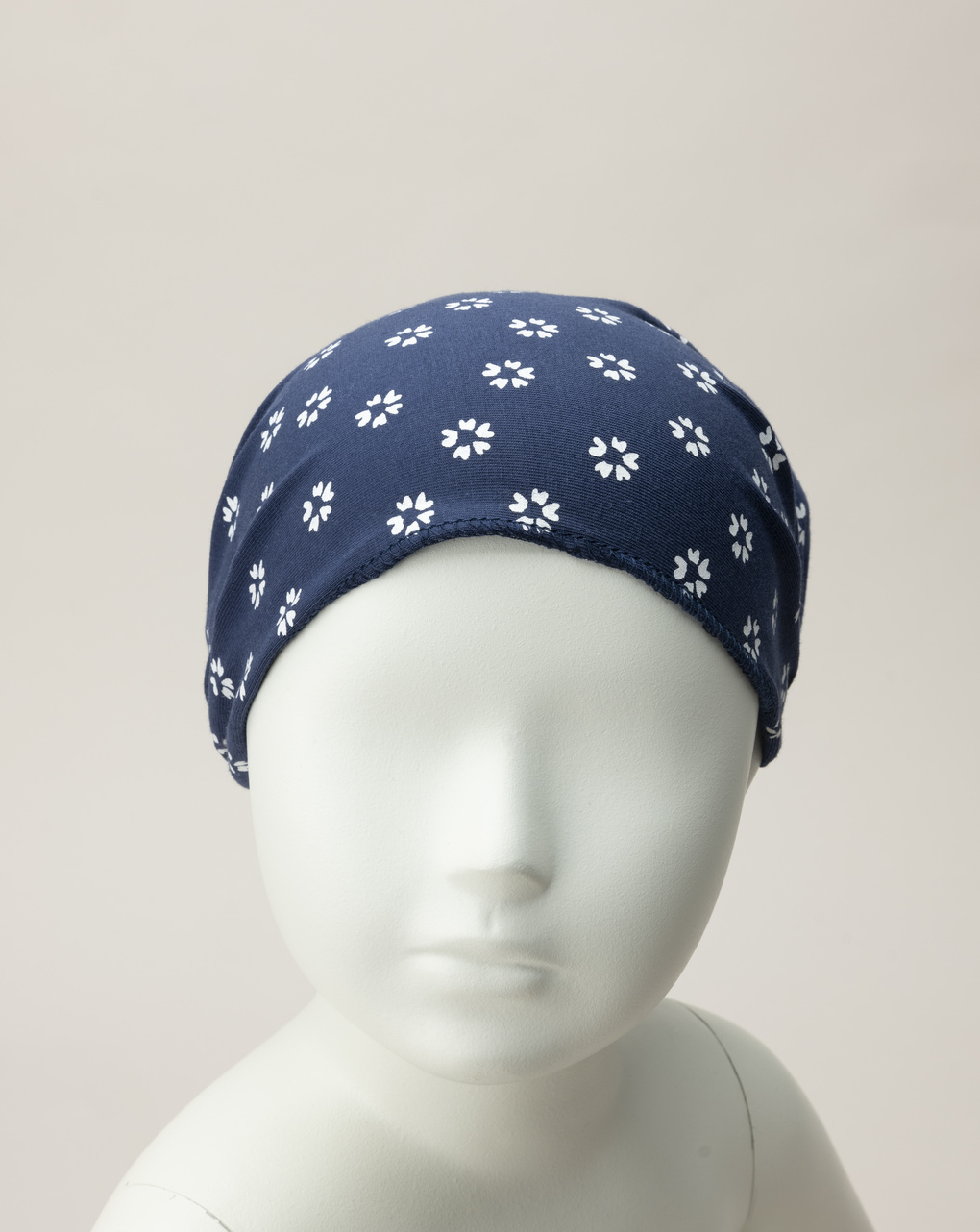 Bandana blu bambina margherite