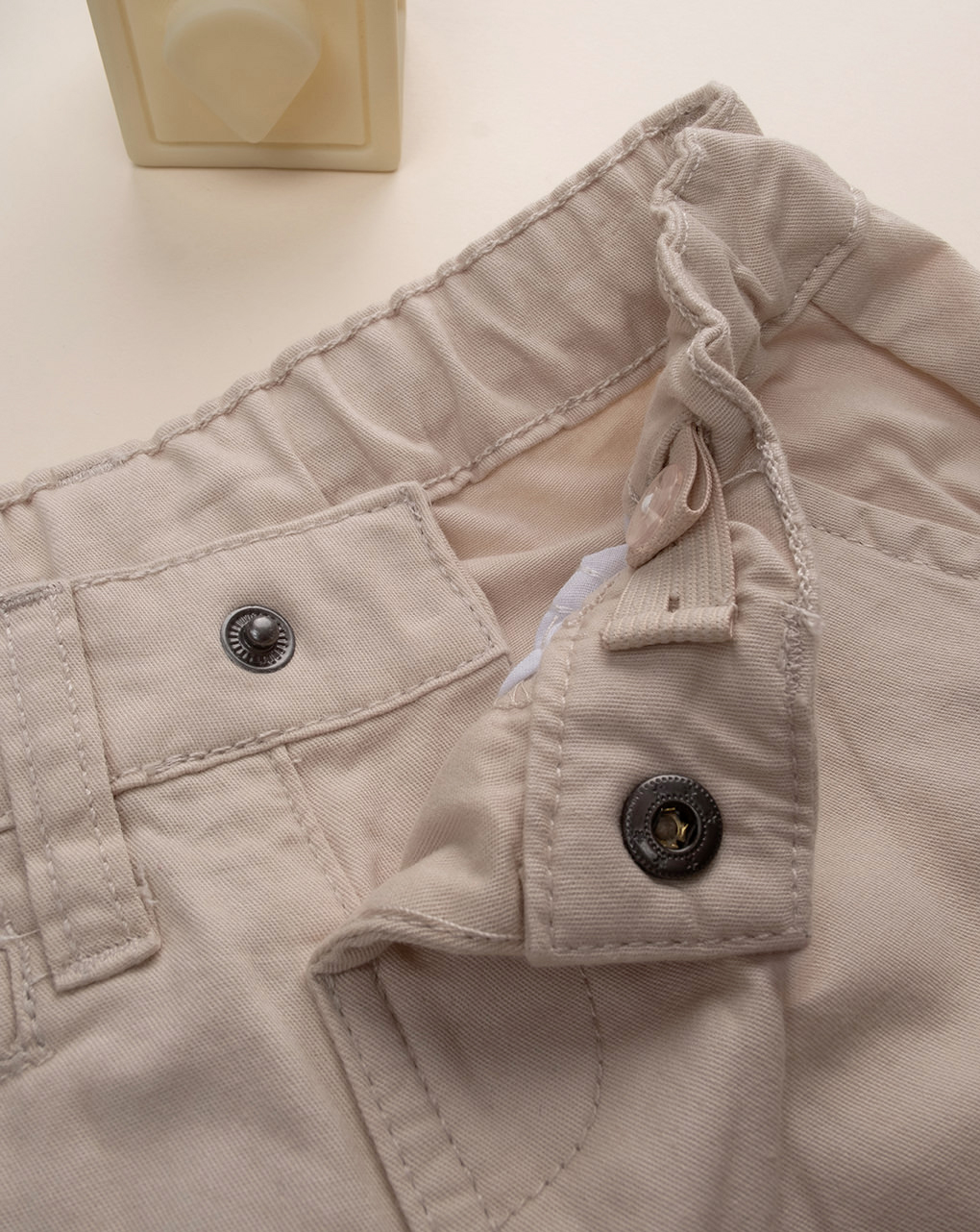 Pantaloni eleganti beige bambino