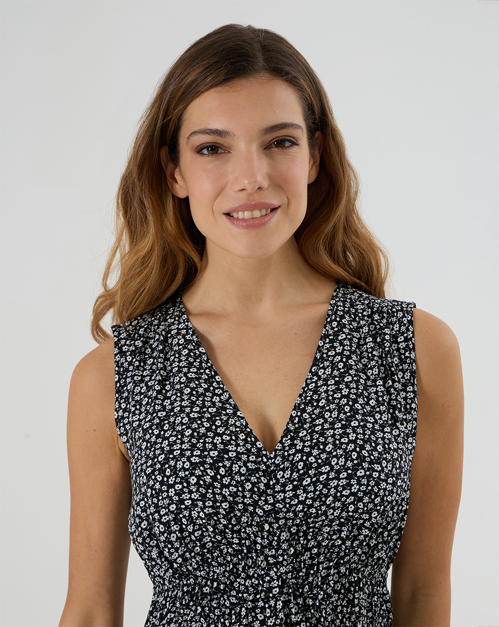 Abito premaman con stampa fiori