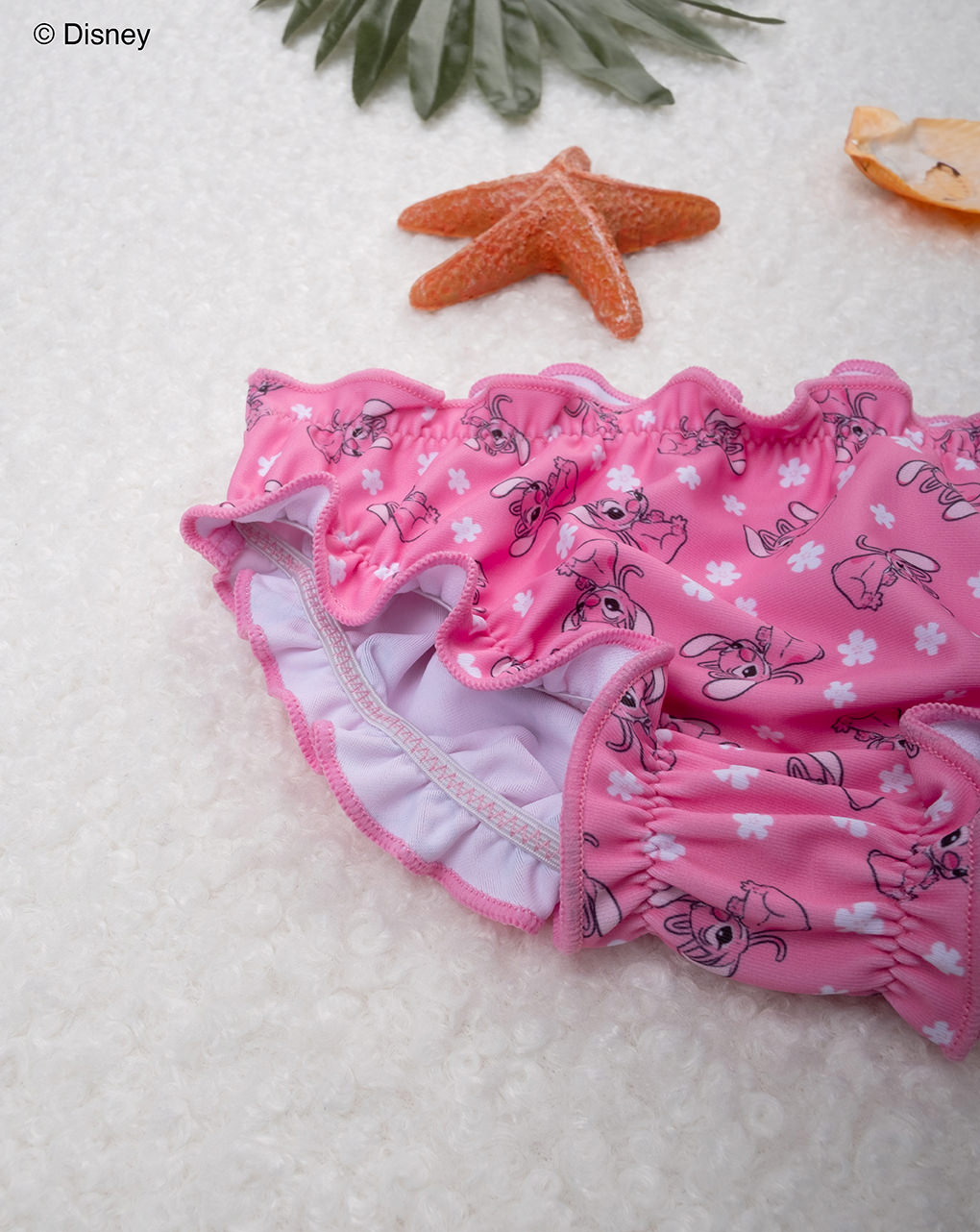 Costume slip bimba rosa stitch