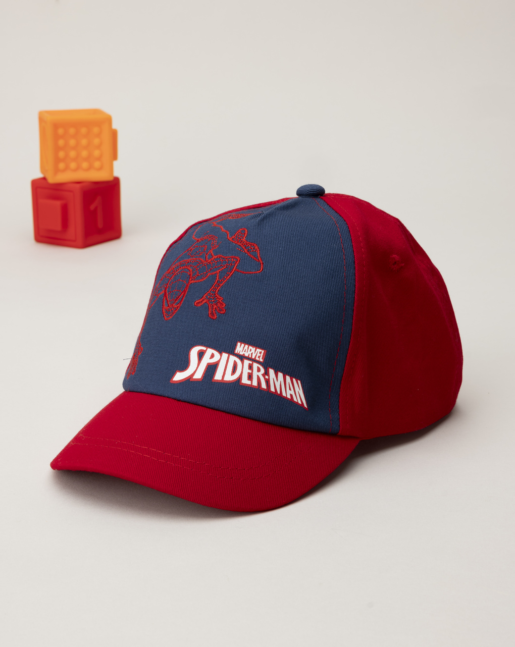 Cappello con visiera bambino spiderman