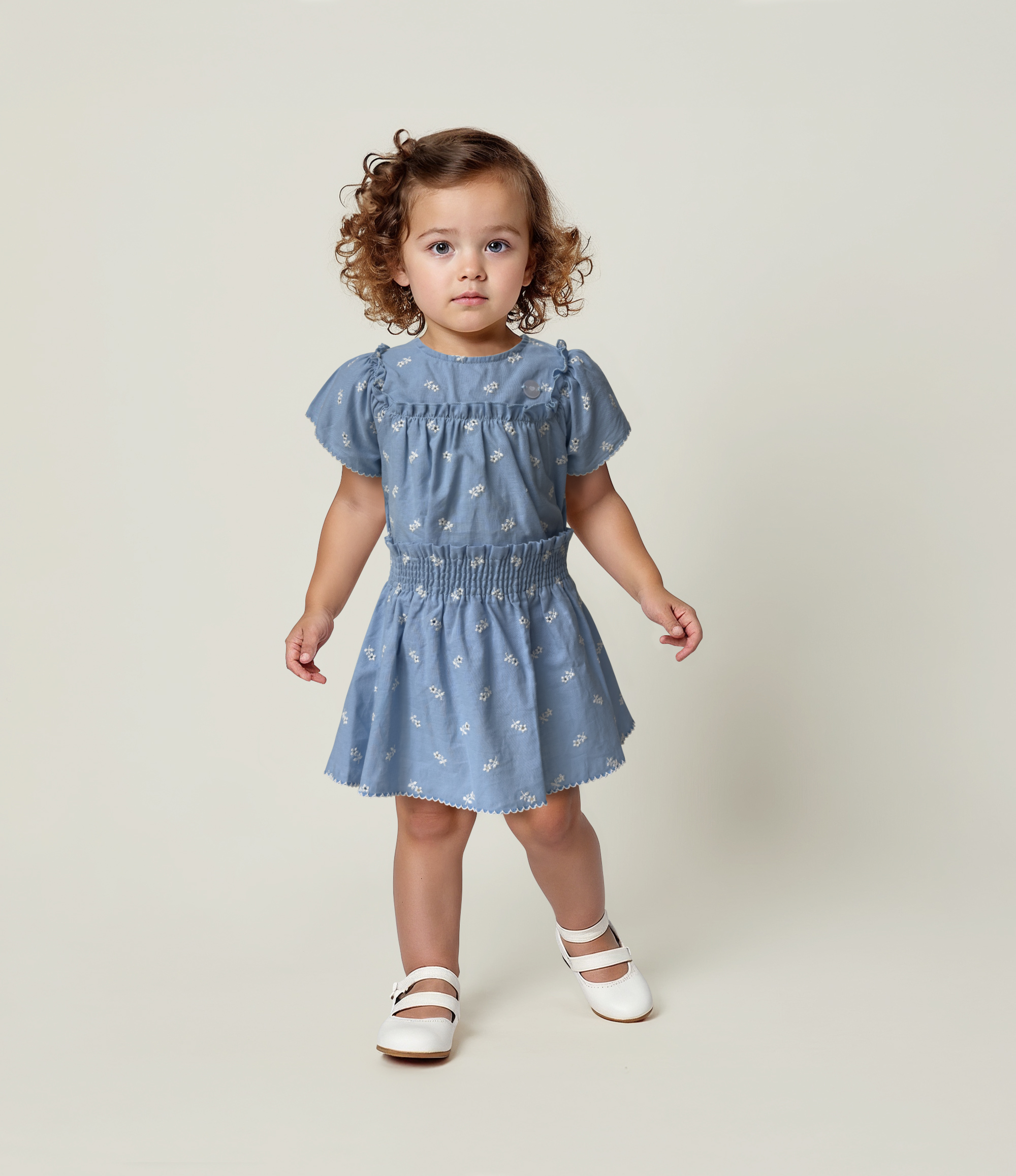 Gonna premium azzurra bimba