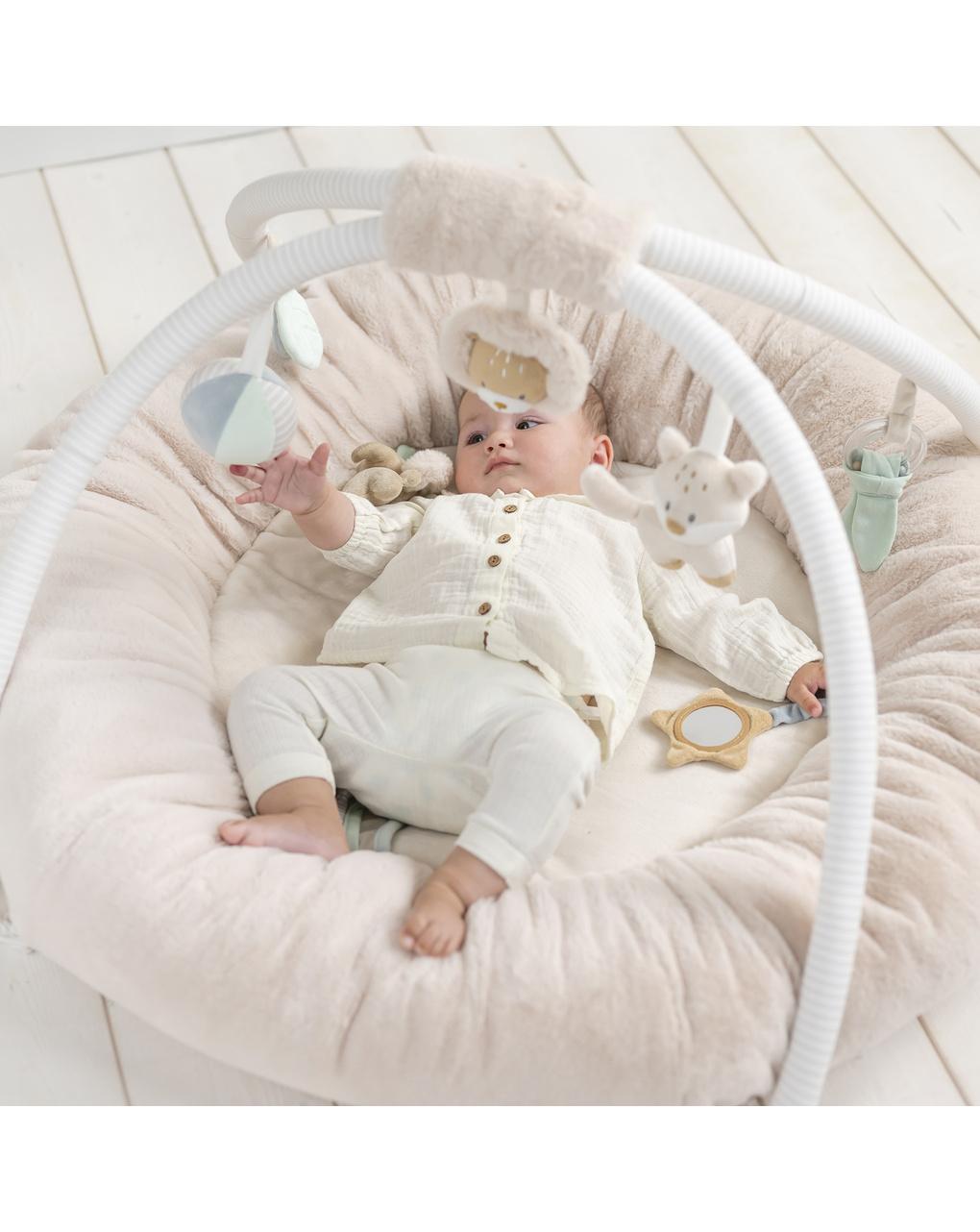 Tappeto pouf  oli flo & ernest - 0+ - nattou