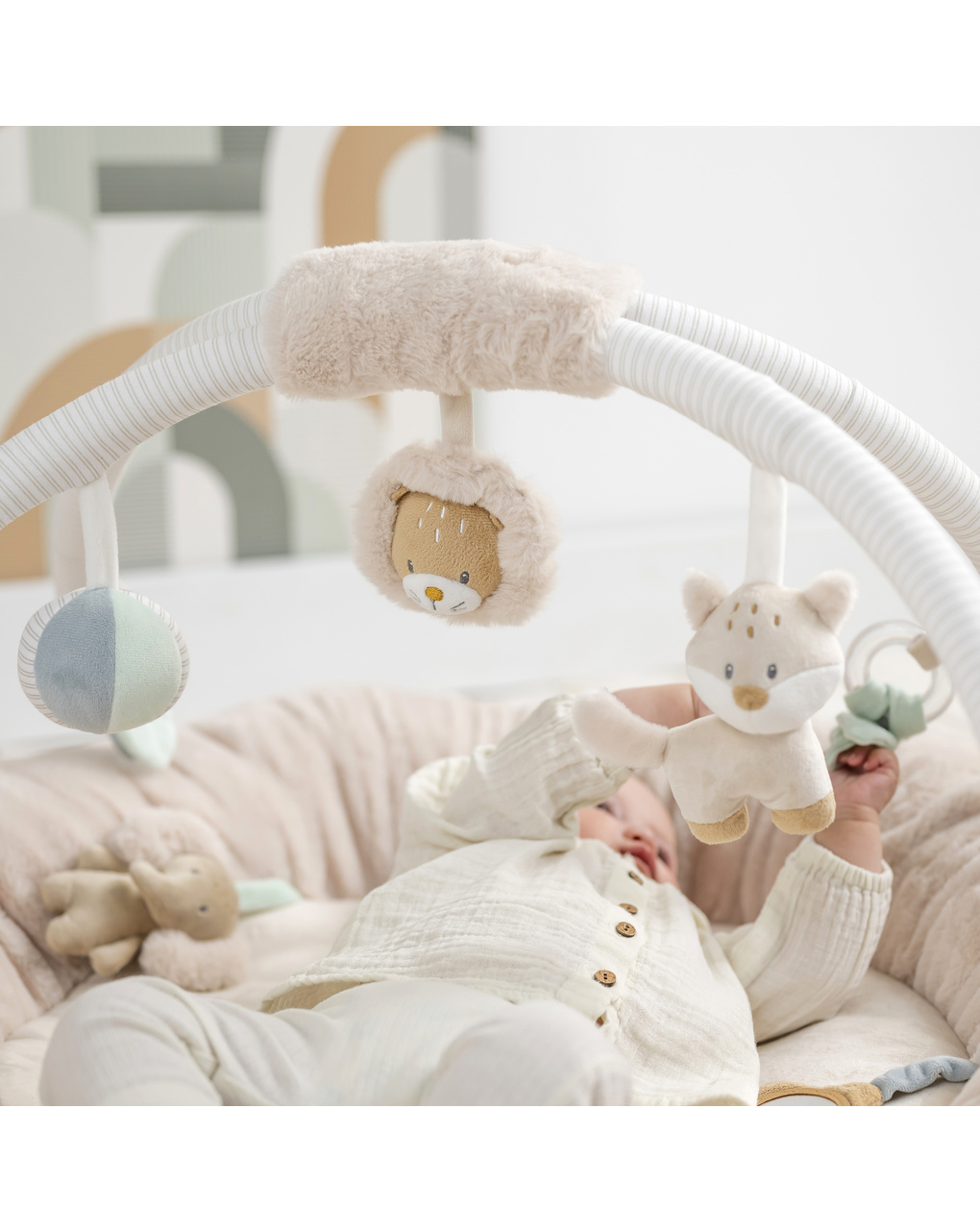 Tappeto pouf  oli flo & ernest - 0+ - nattou