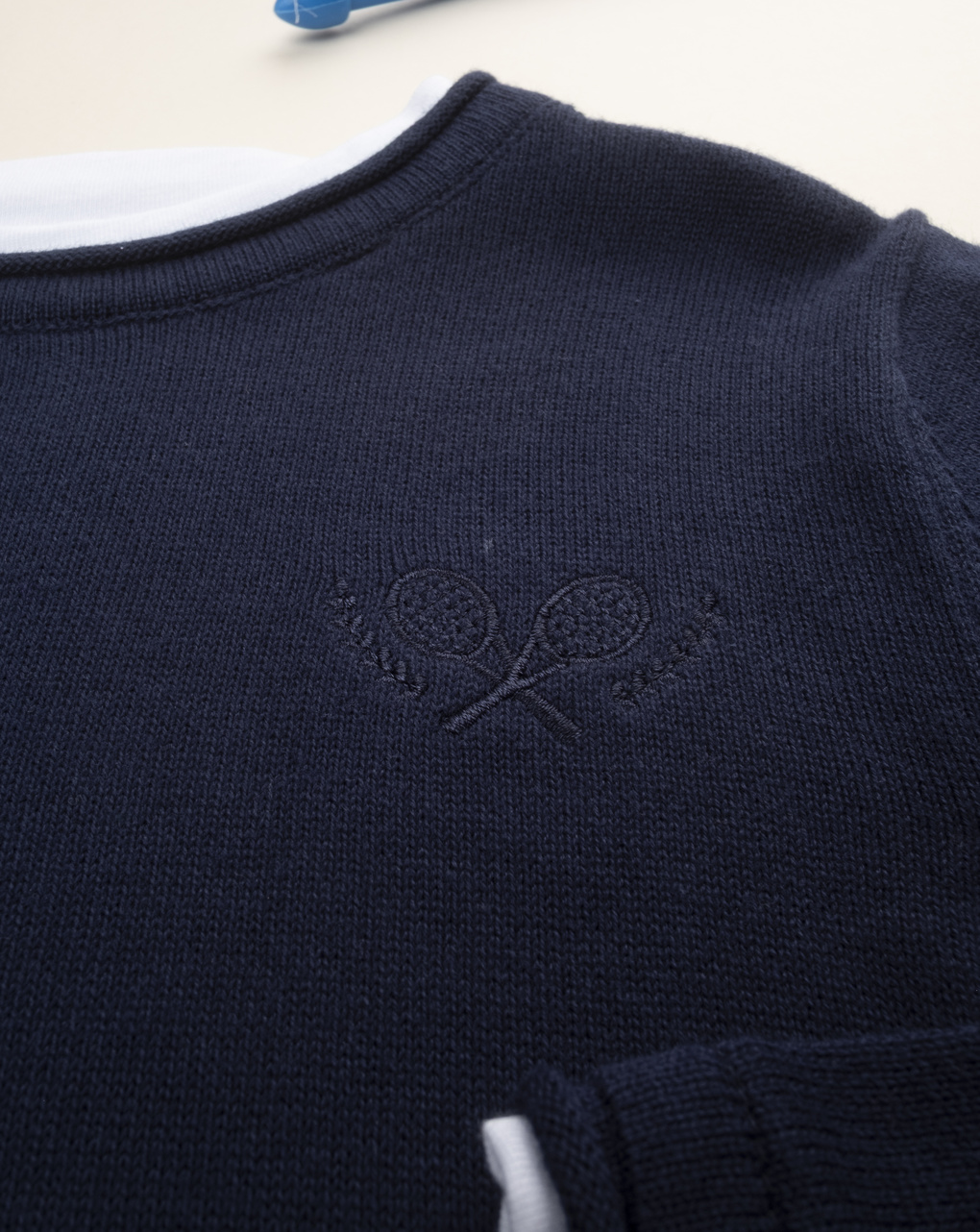 Maglia elegant tricot bambino blu