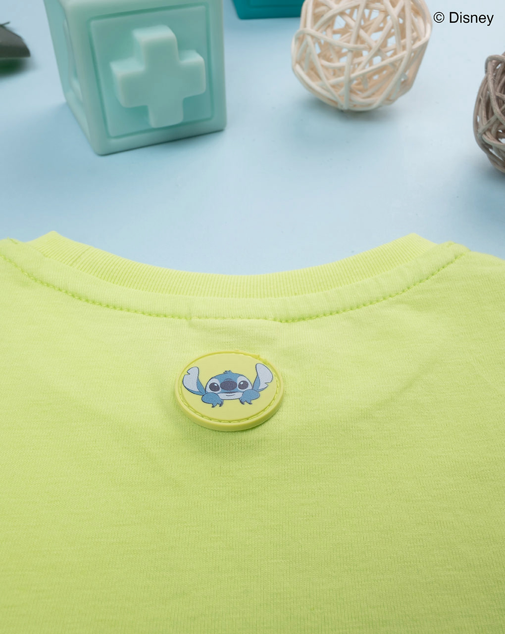 Canotta bimbo stitch verde