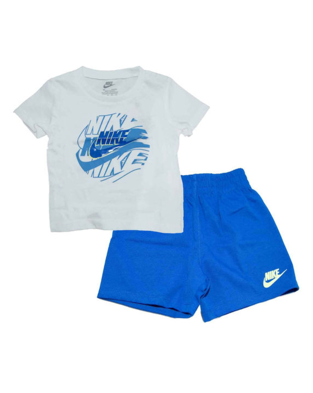 Completo estivo nike bambino bianco/blu