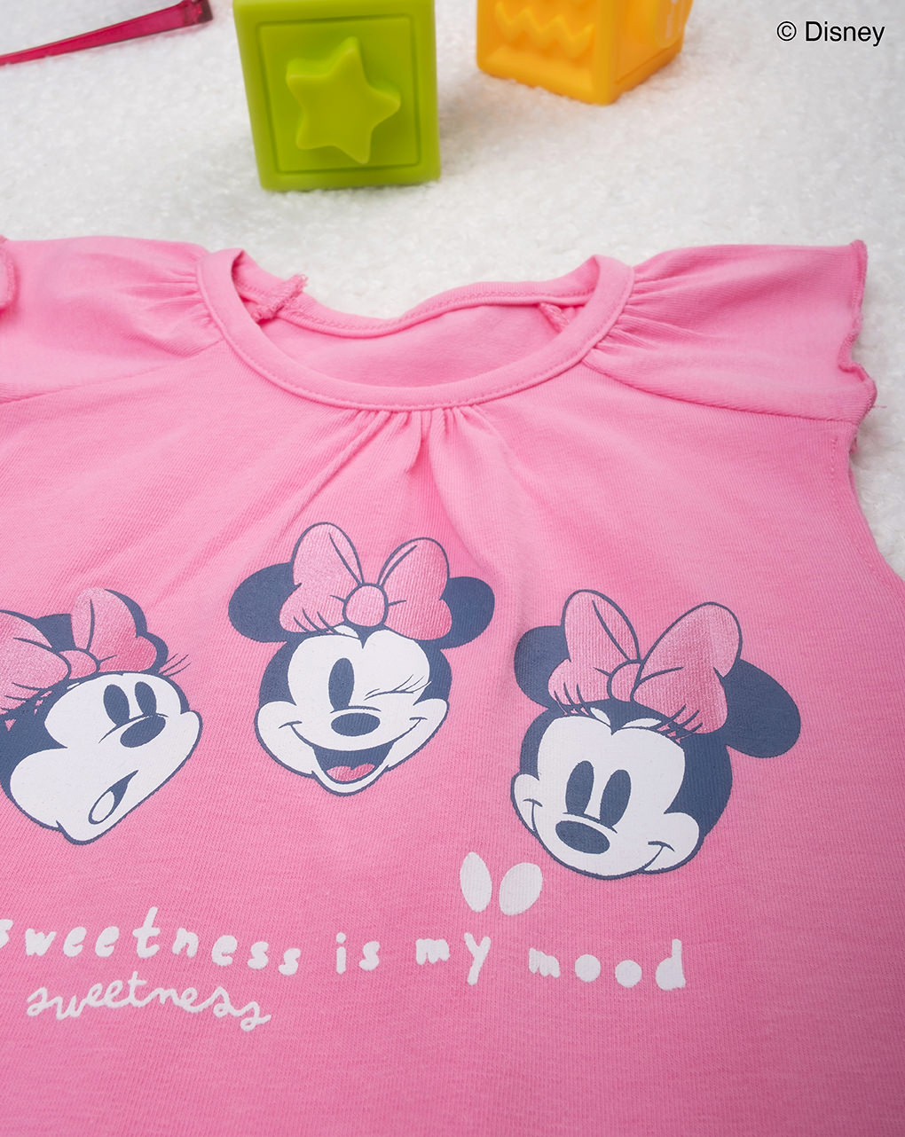 Canotta bimba rosa disney minnie