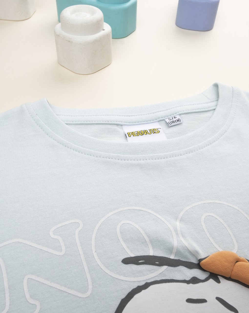 T-shirt azzurra bambino snoopy