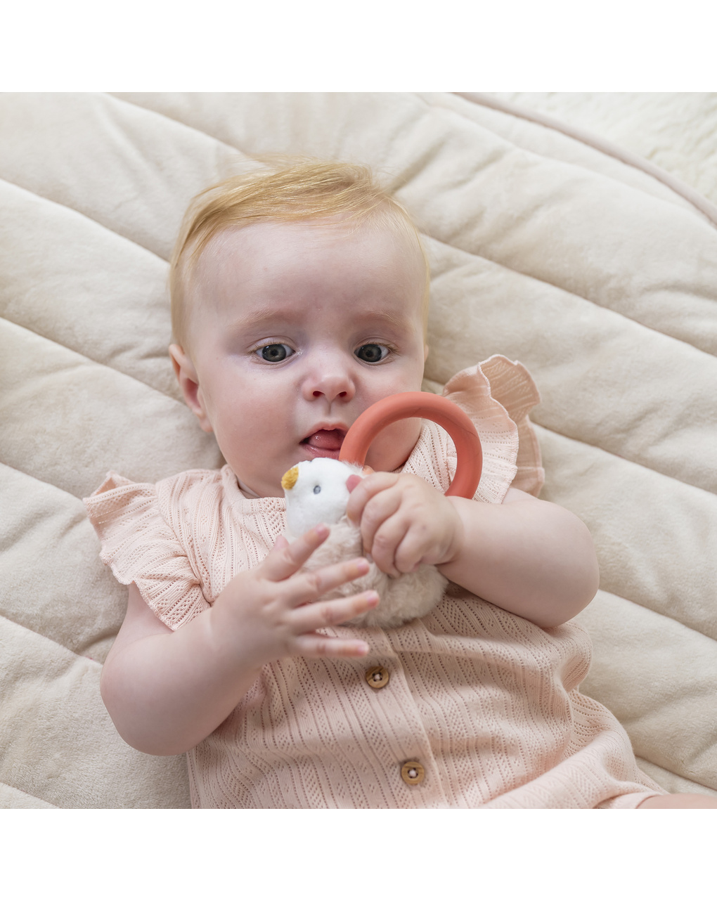 Sonaglio zoe il riccio 
con anello di silicone - 0+ - nattou