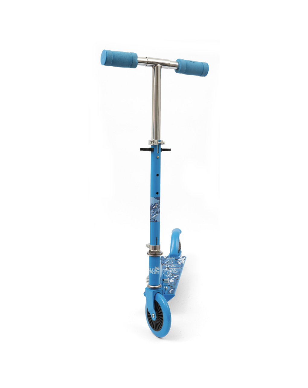 Monopattino pieghevole scooter line blu - 3+ - sun & sport