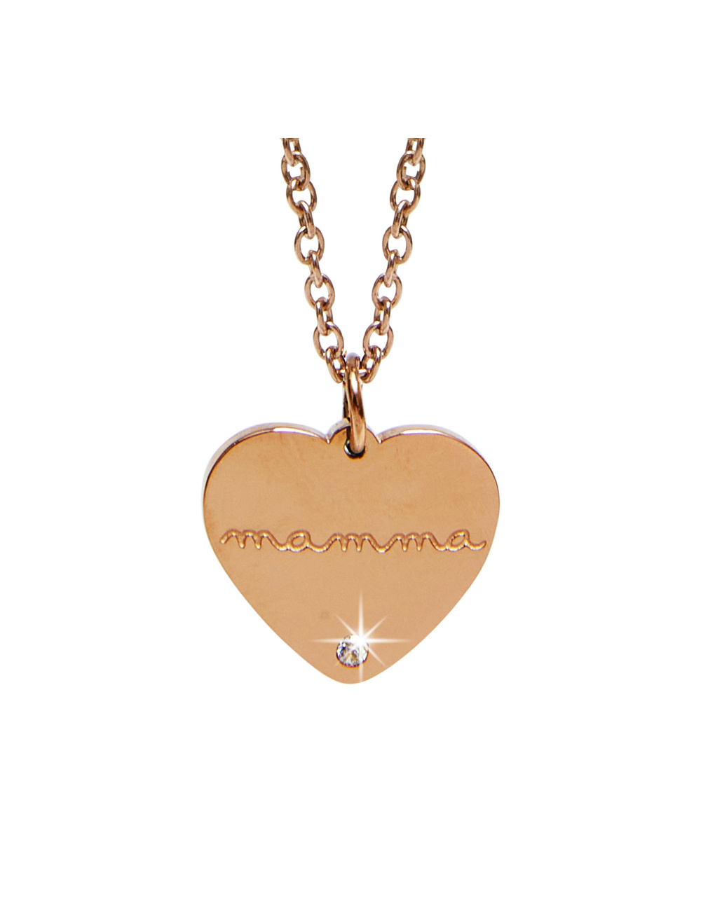 Collana cuore cristallo mamma - mamijux