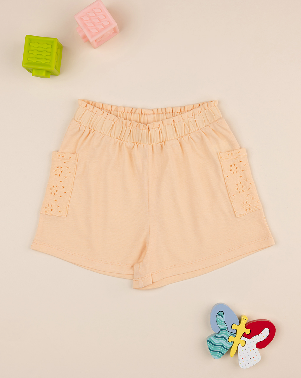 Shorts bimba sangallo arancione