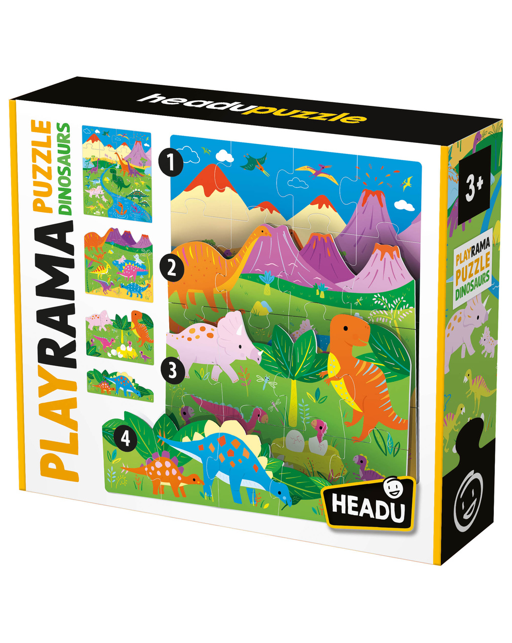 Playrama puzzle the dinosaurs – 3+ – headu