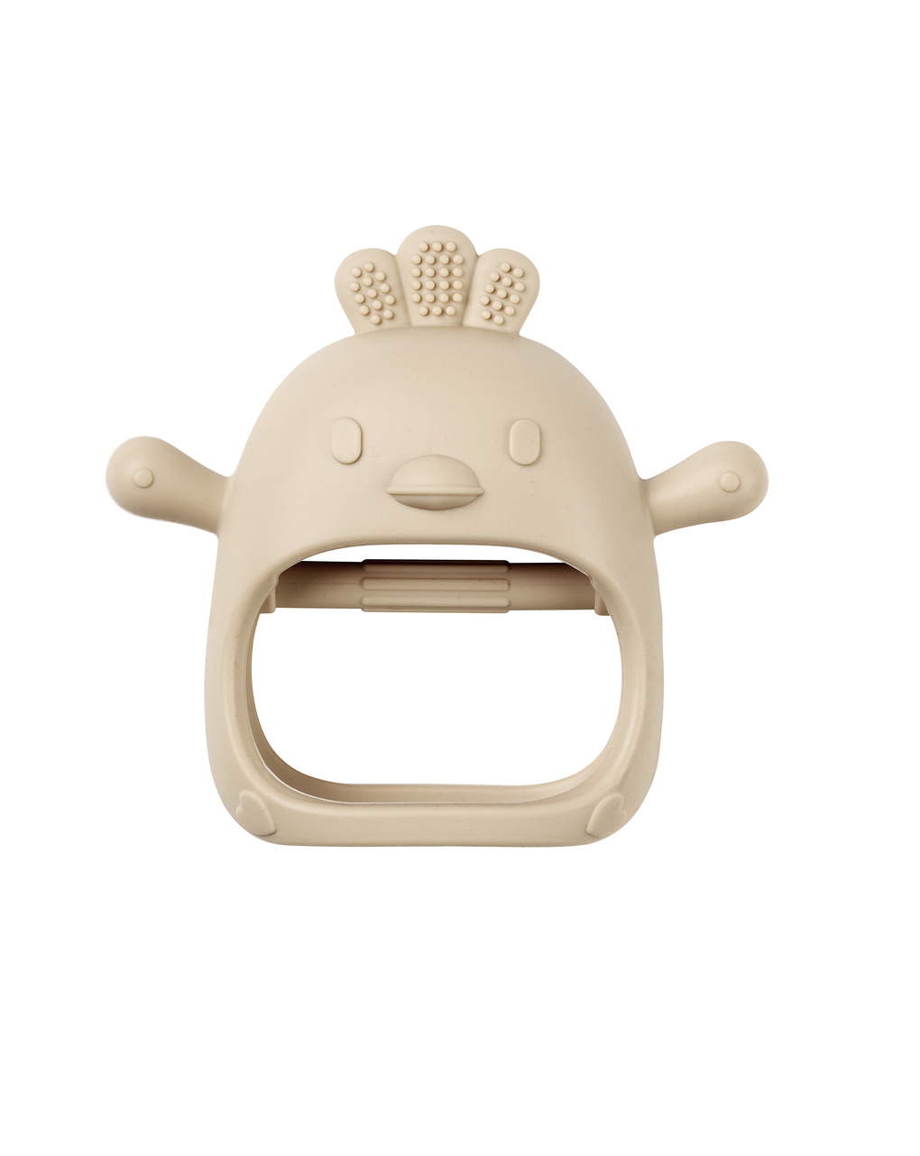 Guantino beige silicone dentizione - 0+ - nattou