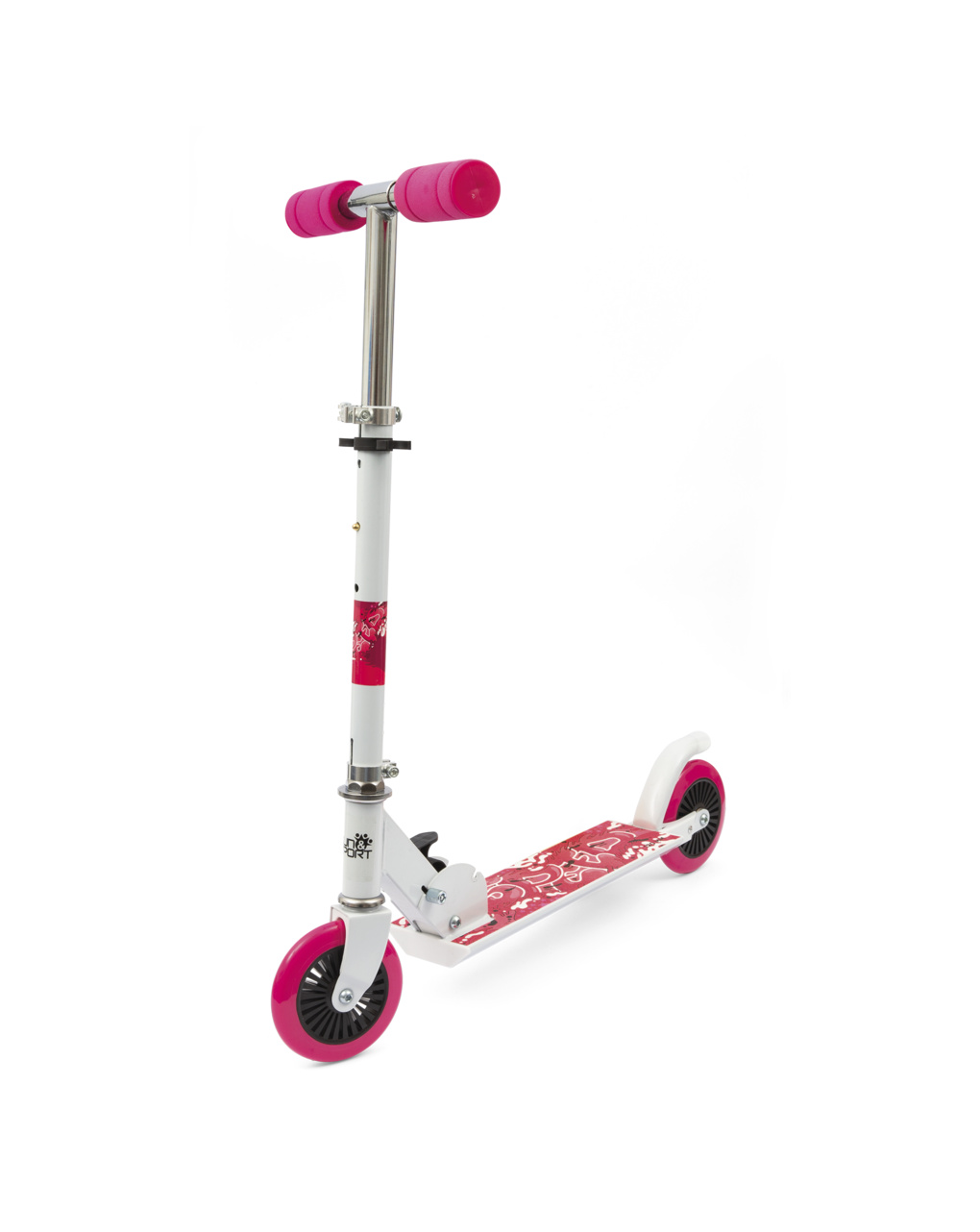 Monopattino pieghevole scooter line rosa - 3+ - sun & sport