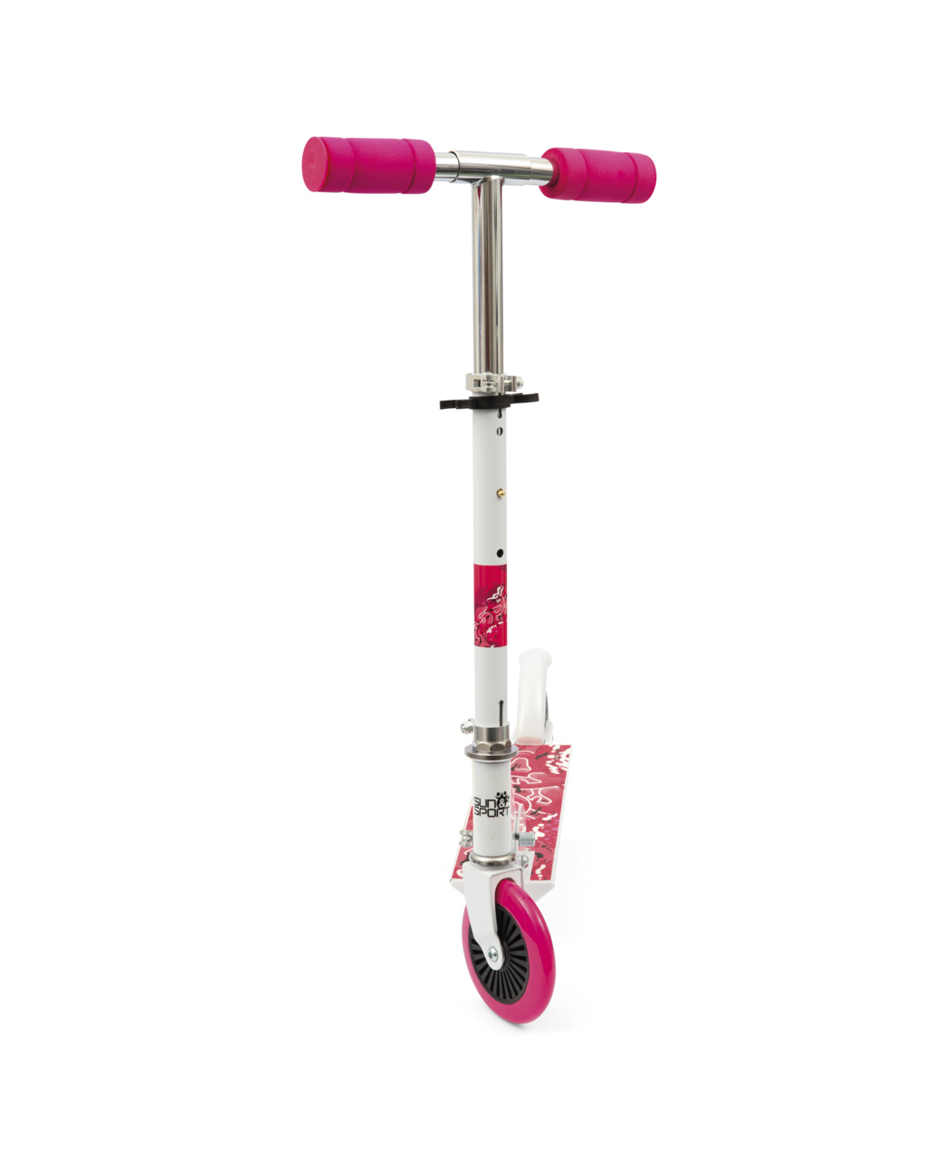 Monopattino pieghevole scooter line rosa - 3+ - sun & sport