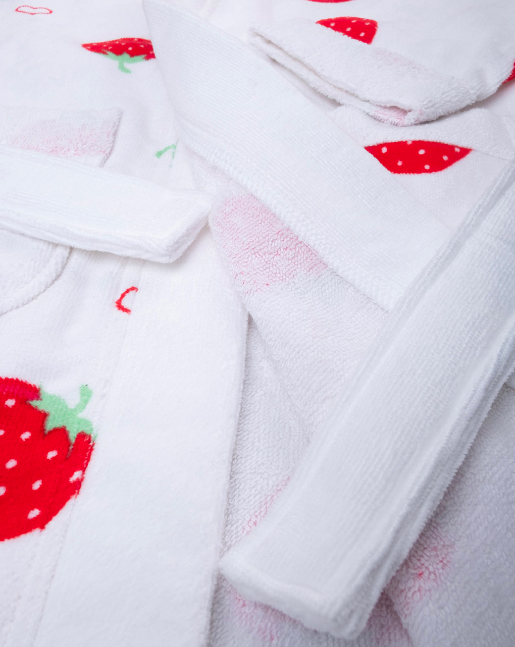 Accappatoio bimba fragole