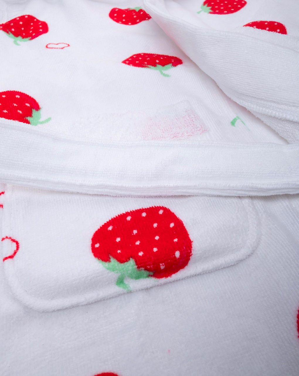 Accappatoio bimba fragole